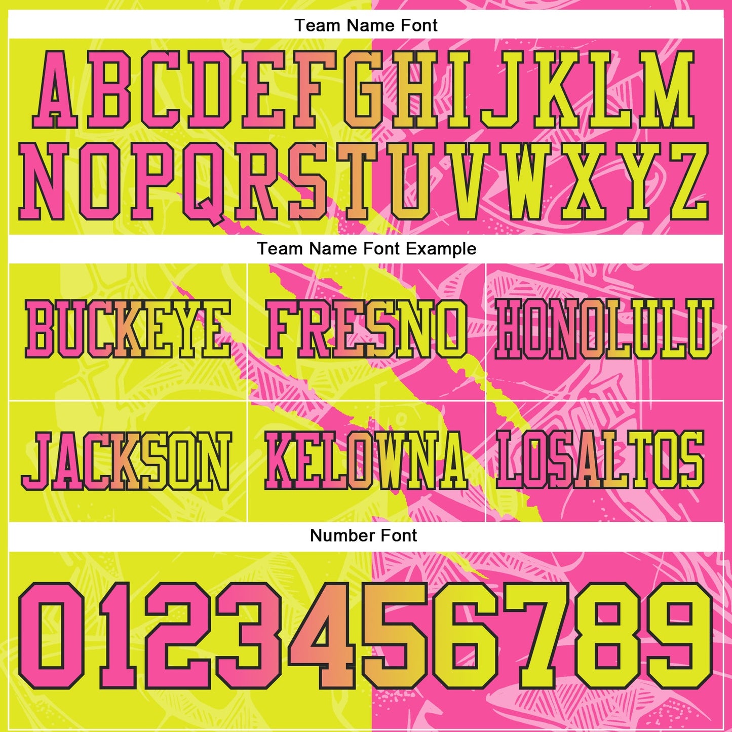 Custom Neon Yellow Pink-Black Authentic Gradient Fashion Scratch Football Jersey view 4