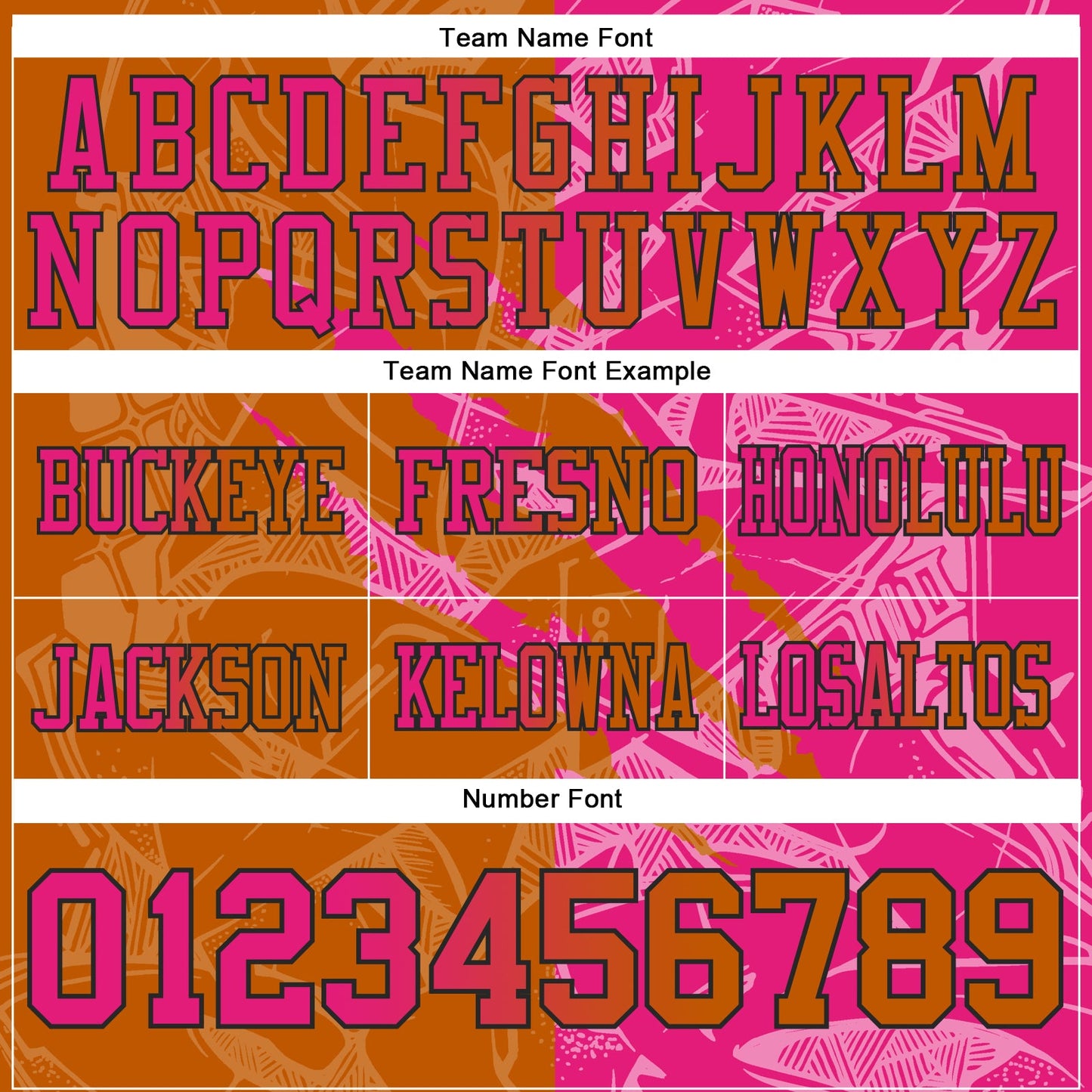 Custom Texas Orange Hot Pink-Black Authentic Gradient Fashion Scratch Football Jersey view 4