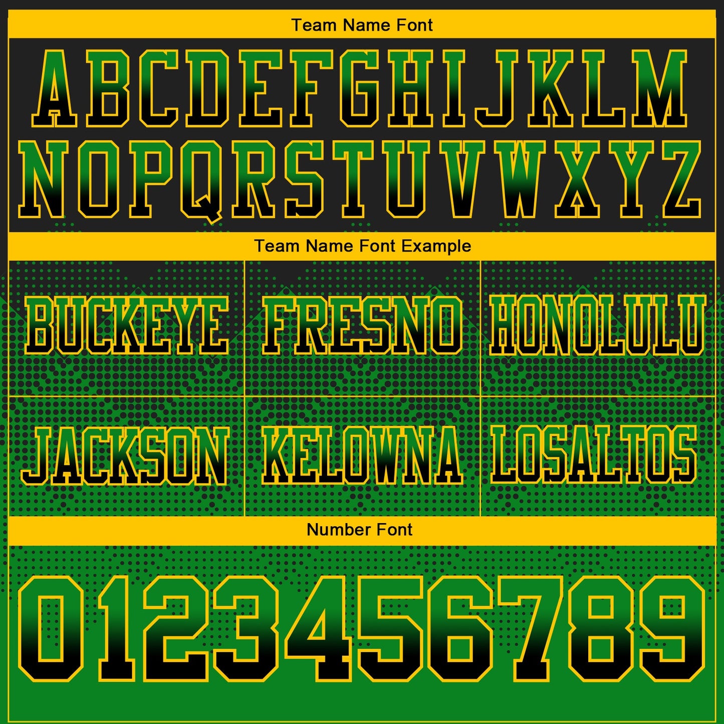 Custom Black Grass Green-Yellow Authentic Gradient Square Shape 7V7 Flag Football Jersey view 3