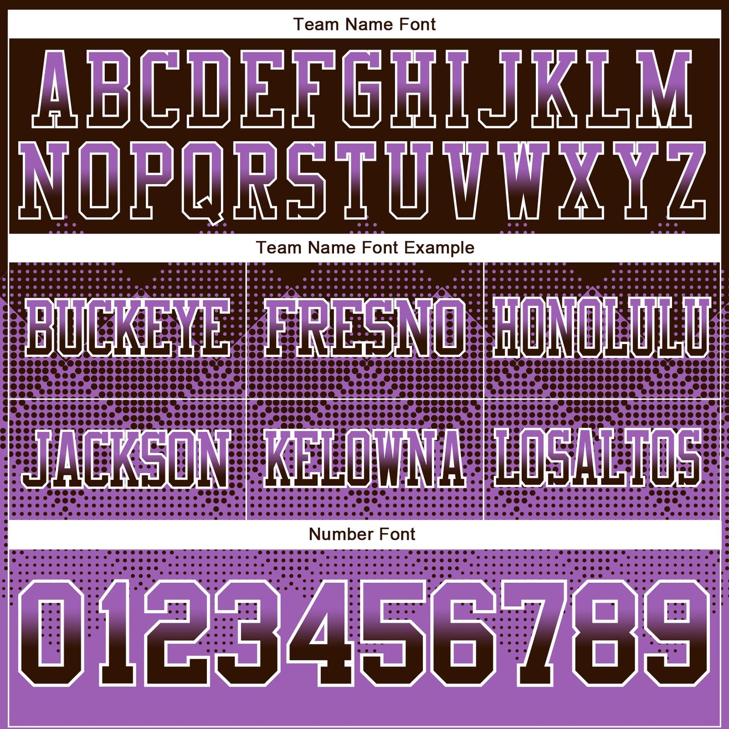 Custom Brown Medium Purple-White Authentic Gradient Square Shape 7V7 Flag Football Jersey view 3