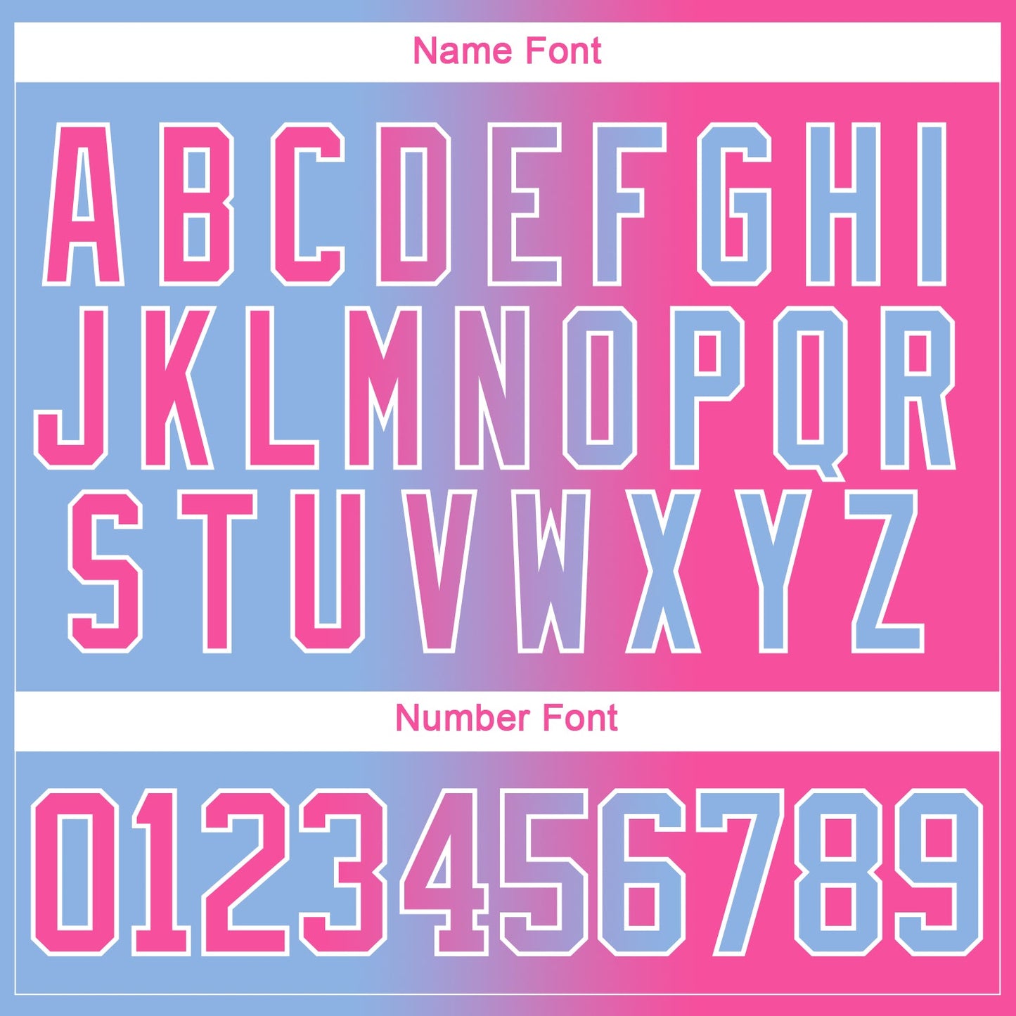 Custom Light Blue Pink-White Gradient Fashion Hockey Lace Neck Jersey view 7