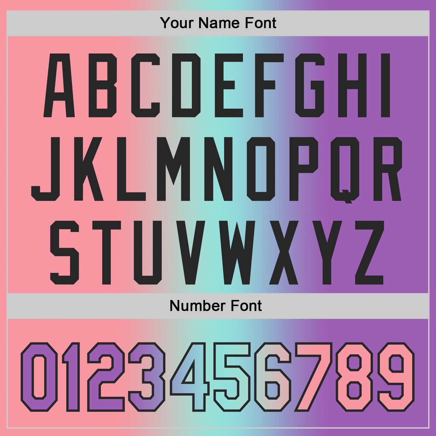 Custom Medium Pink Medium Purple Ice Blue-Black Authentic Gradient Fashion Baseball Jersey view 6