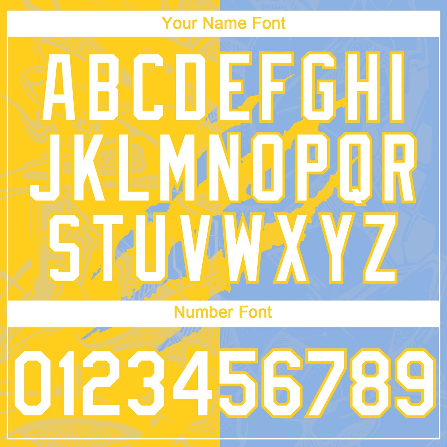 Custom Graffiti Pattern White Light Blue-Yellow 3D Scratch Authentic Baseball Jersey view 5