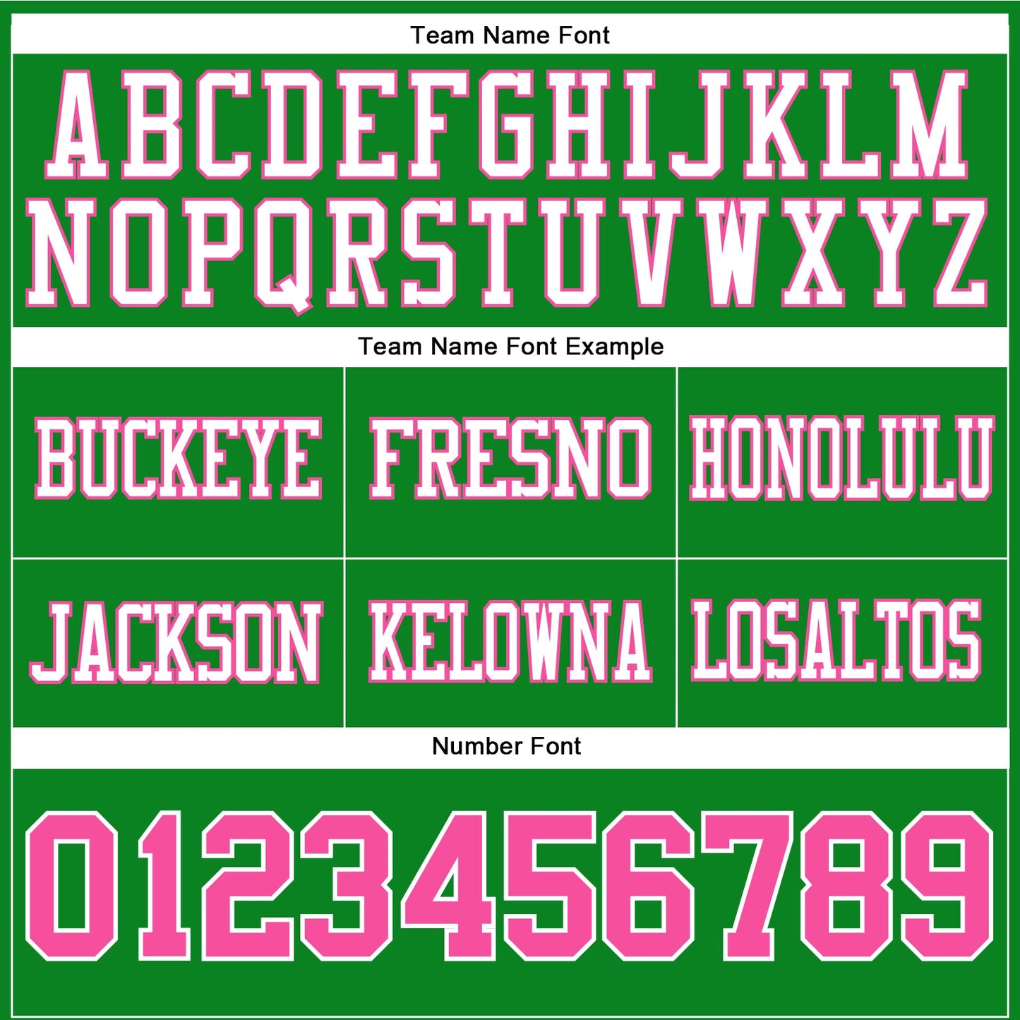 Custom Grass Green Pink-White Authentic Football Jersey view 4