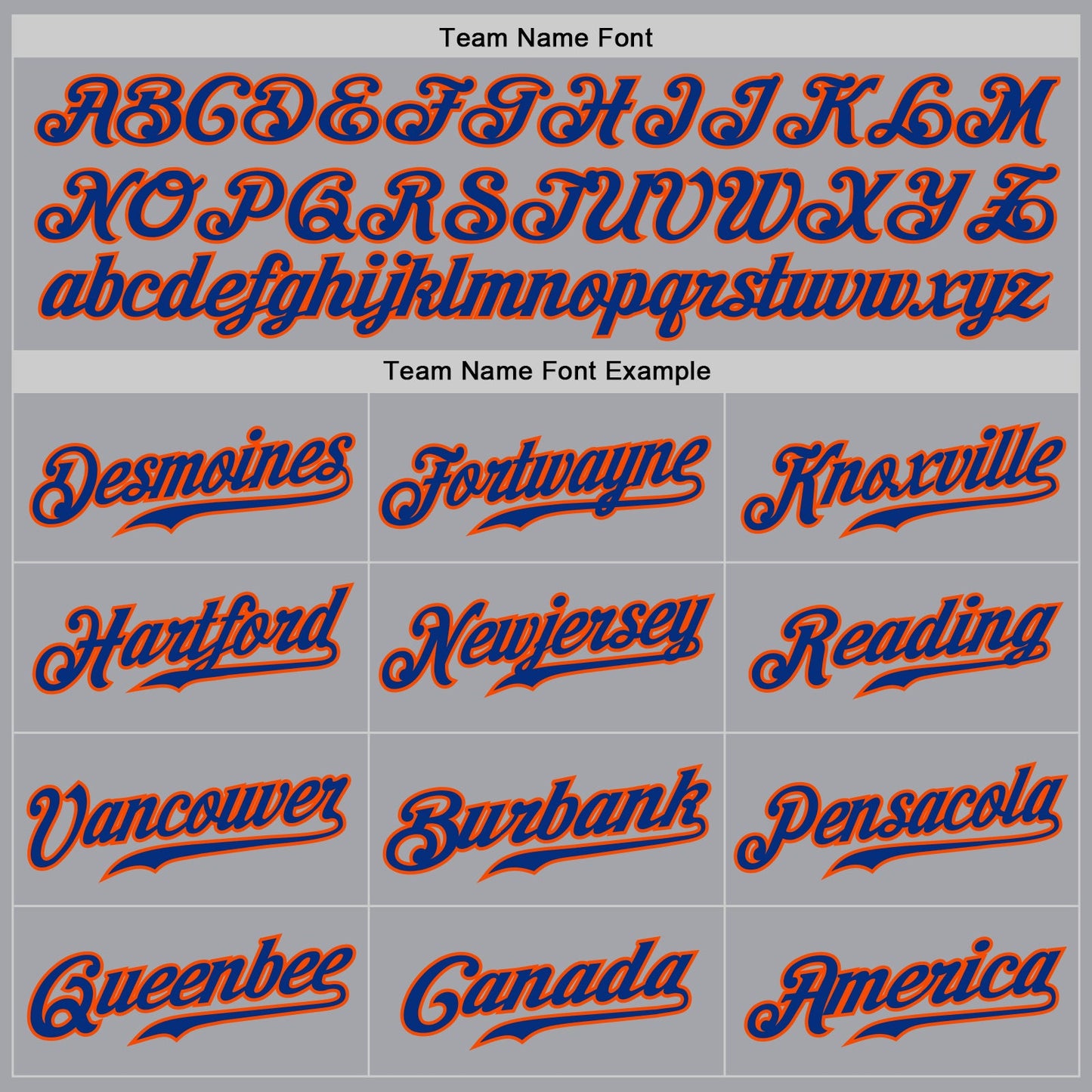 Custom Gray Royal Pinstripe Royal-Orange Authentic Baseball Jersey view 5