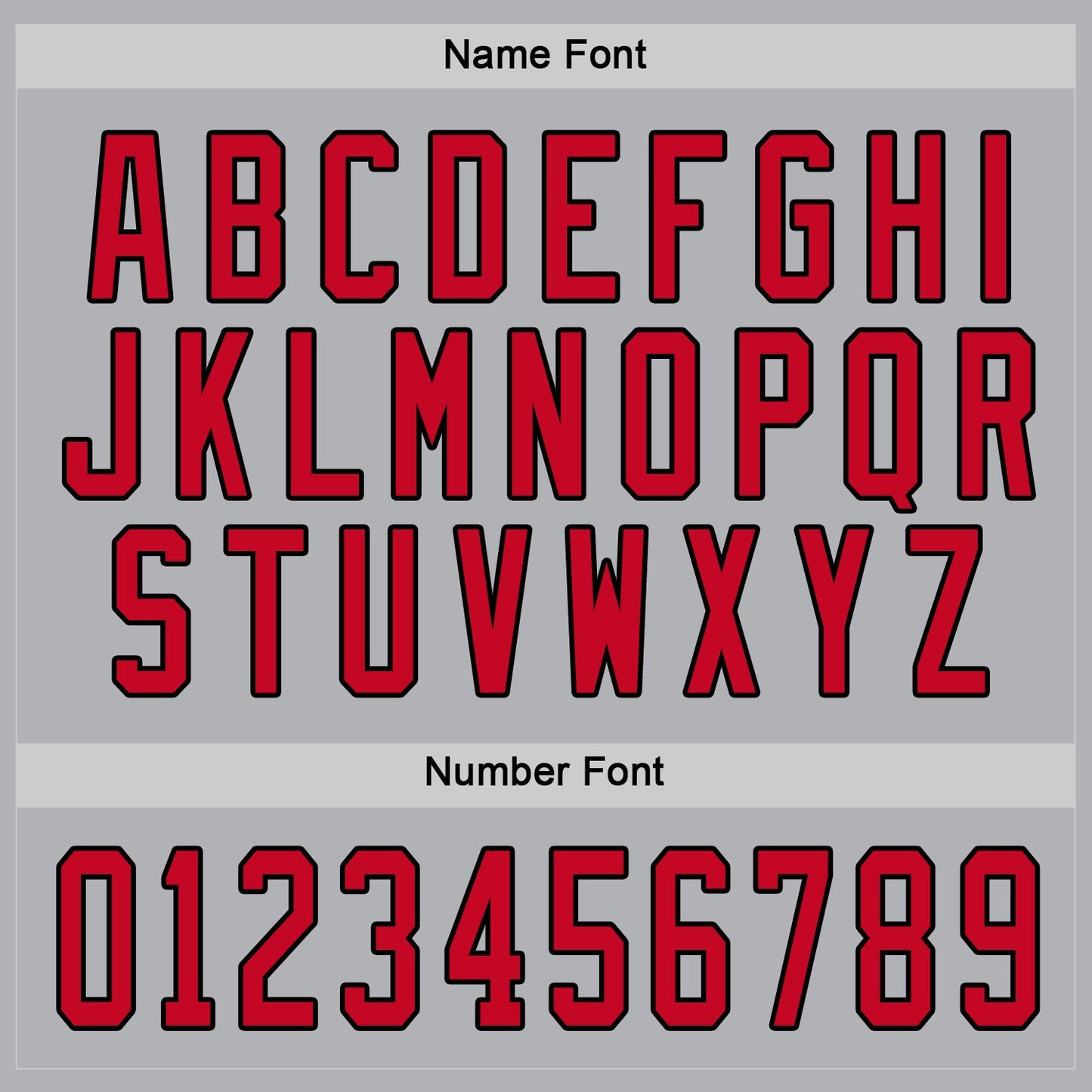 Custom Gray Red-Black Hockey Jersey view 4