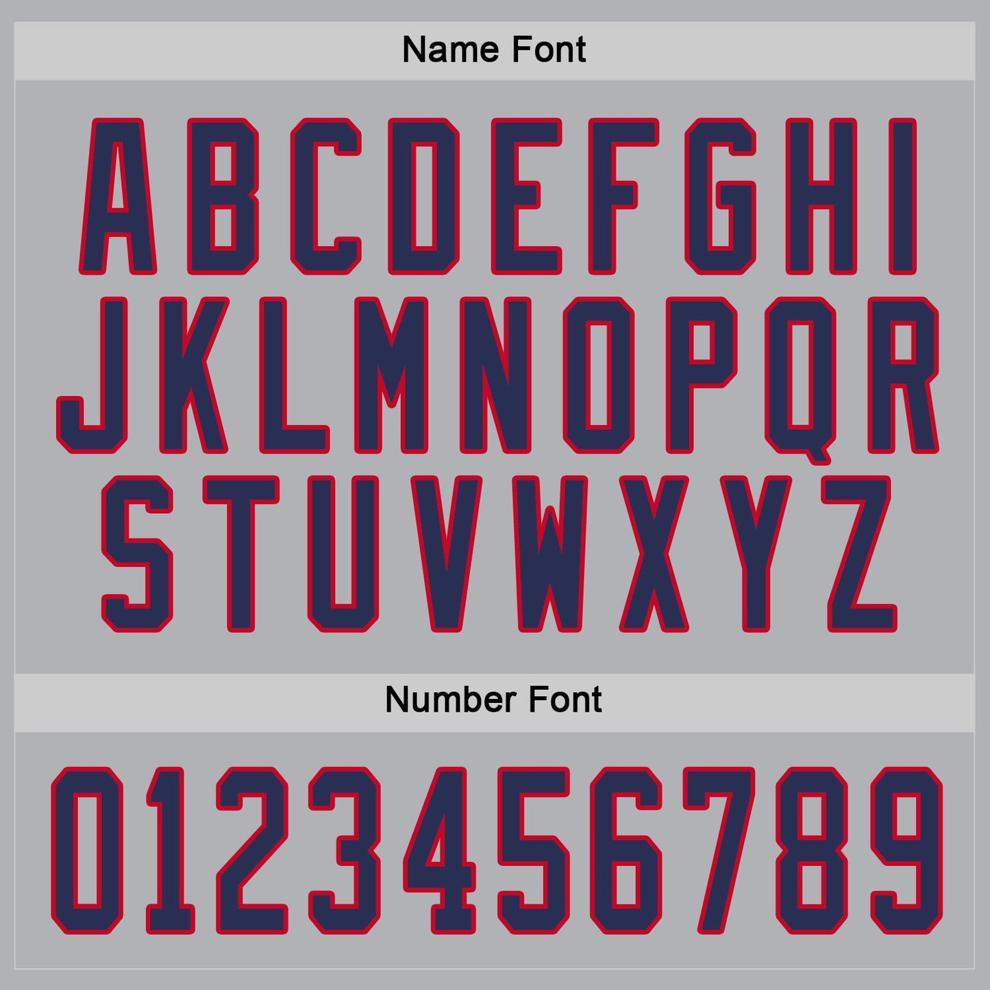 Custom Gray Navy-Red Hockey Jersey view 4