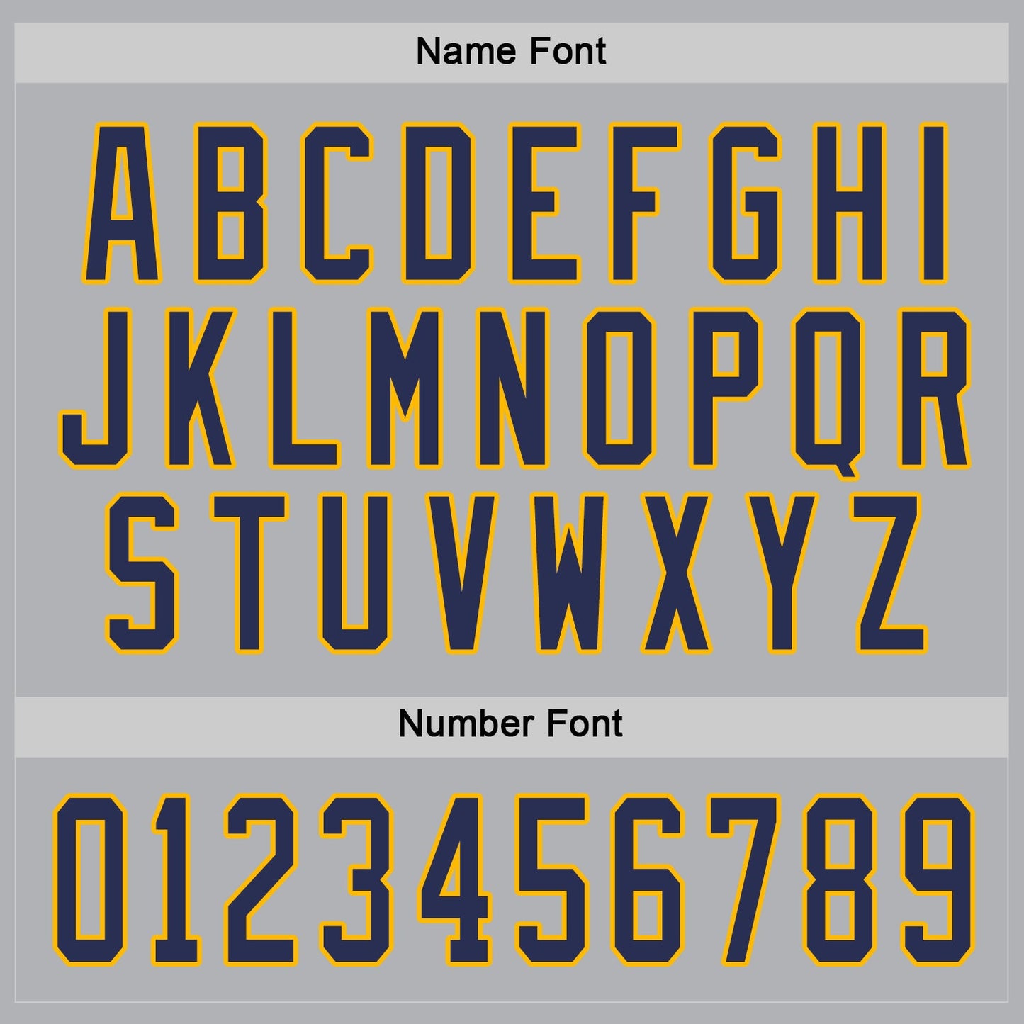 Custom Gray Navy-Gold Hockey Jersey view 4