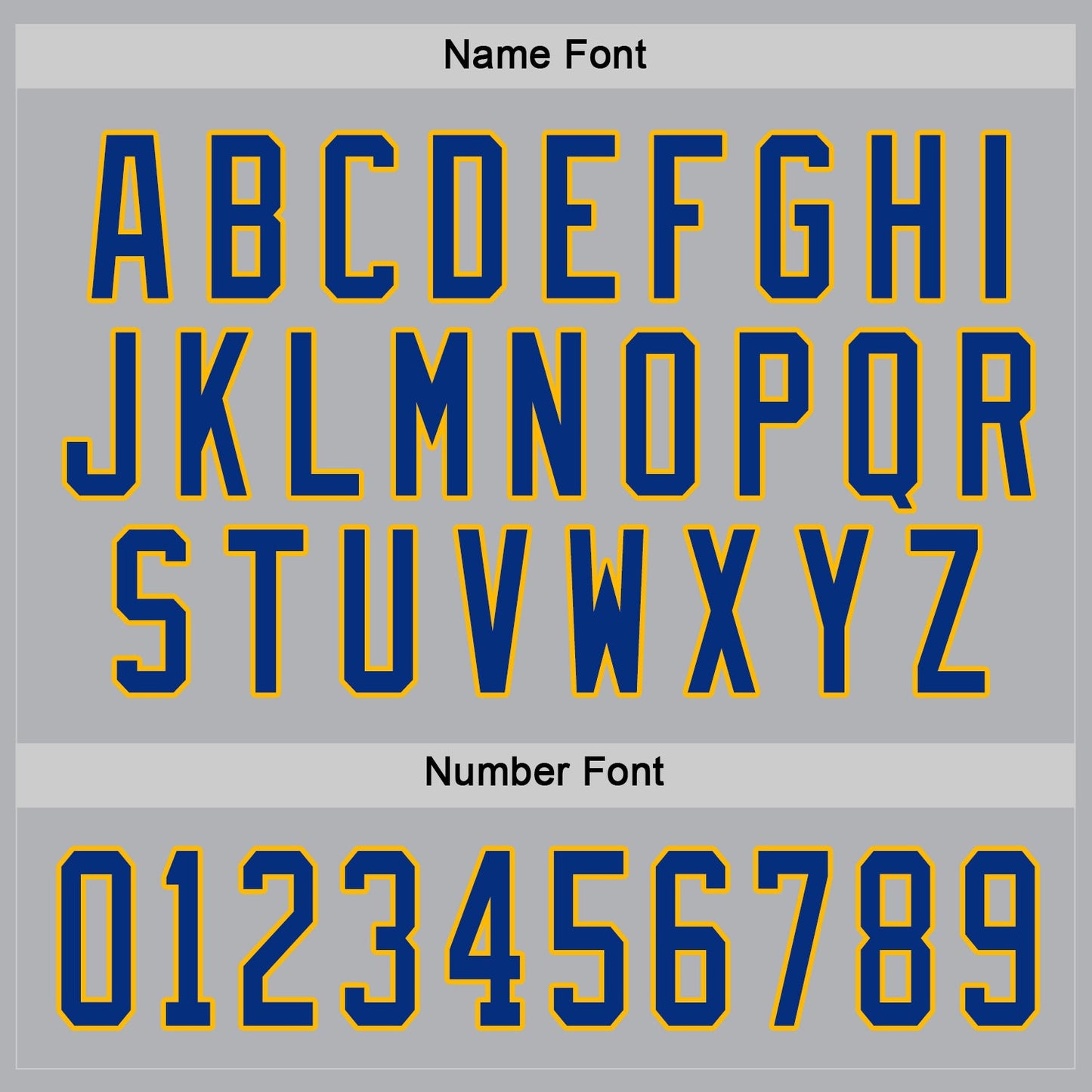 Custom Gray Royal-Gold Hockey Jersey view 4