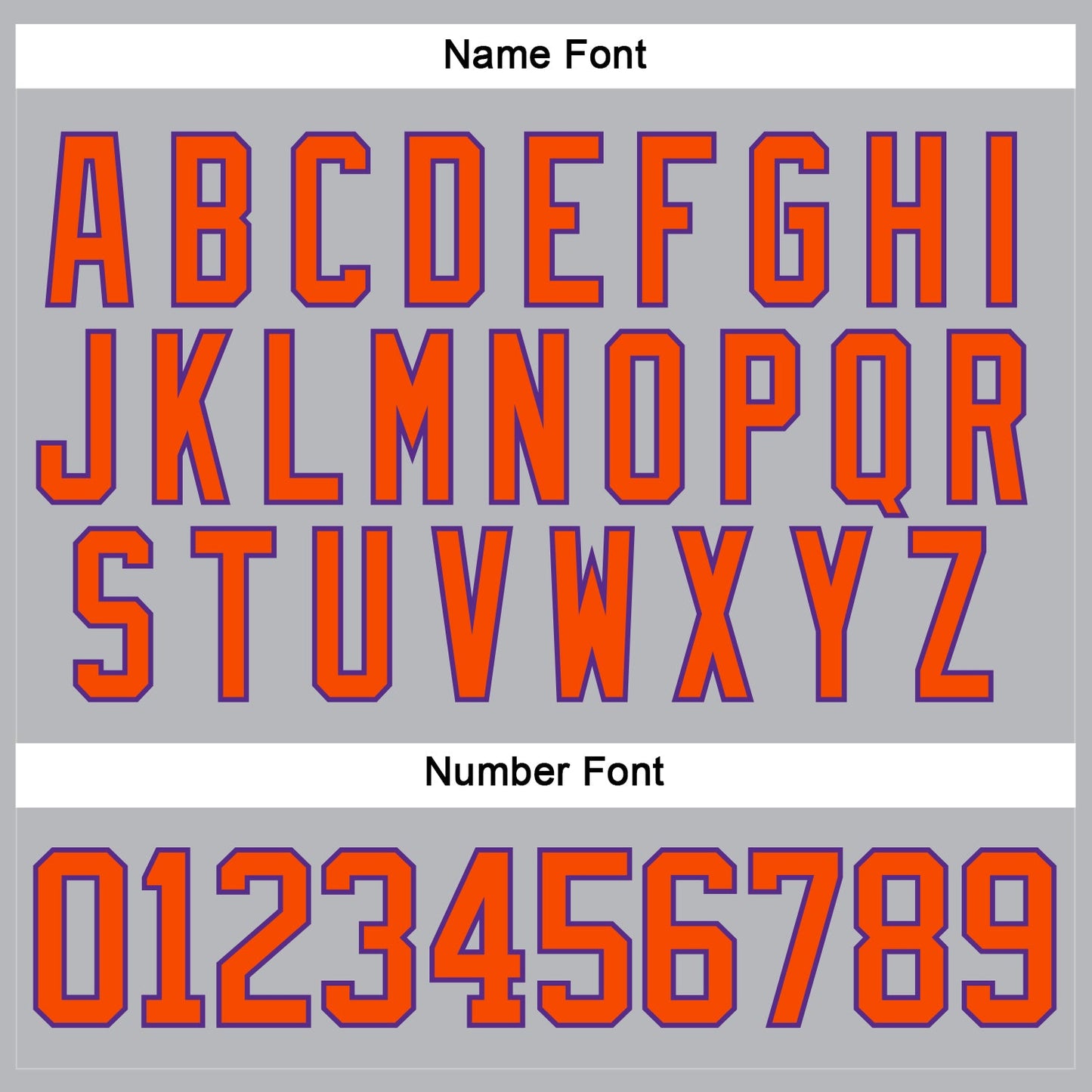 Custom Gray Orange-Purple Hockey Lace Neck Jersey view 5