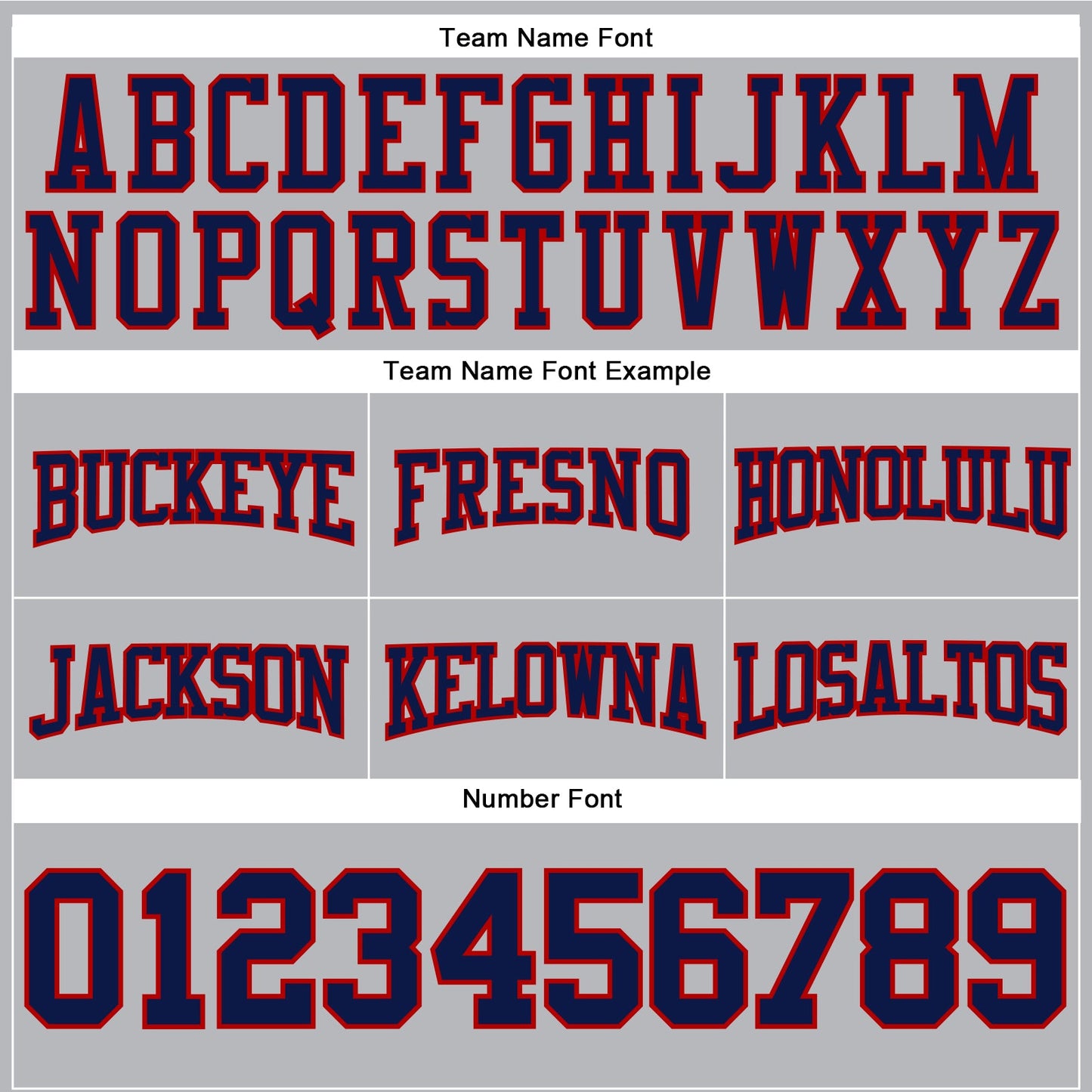Custom Stitched Gray Navy-Red Football Pullover Sweatshirt Hoodie view 3