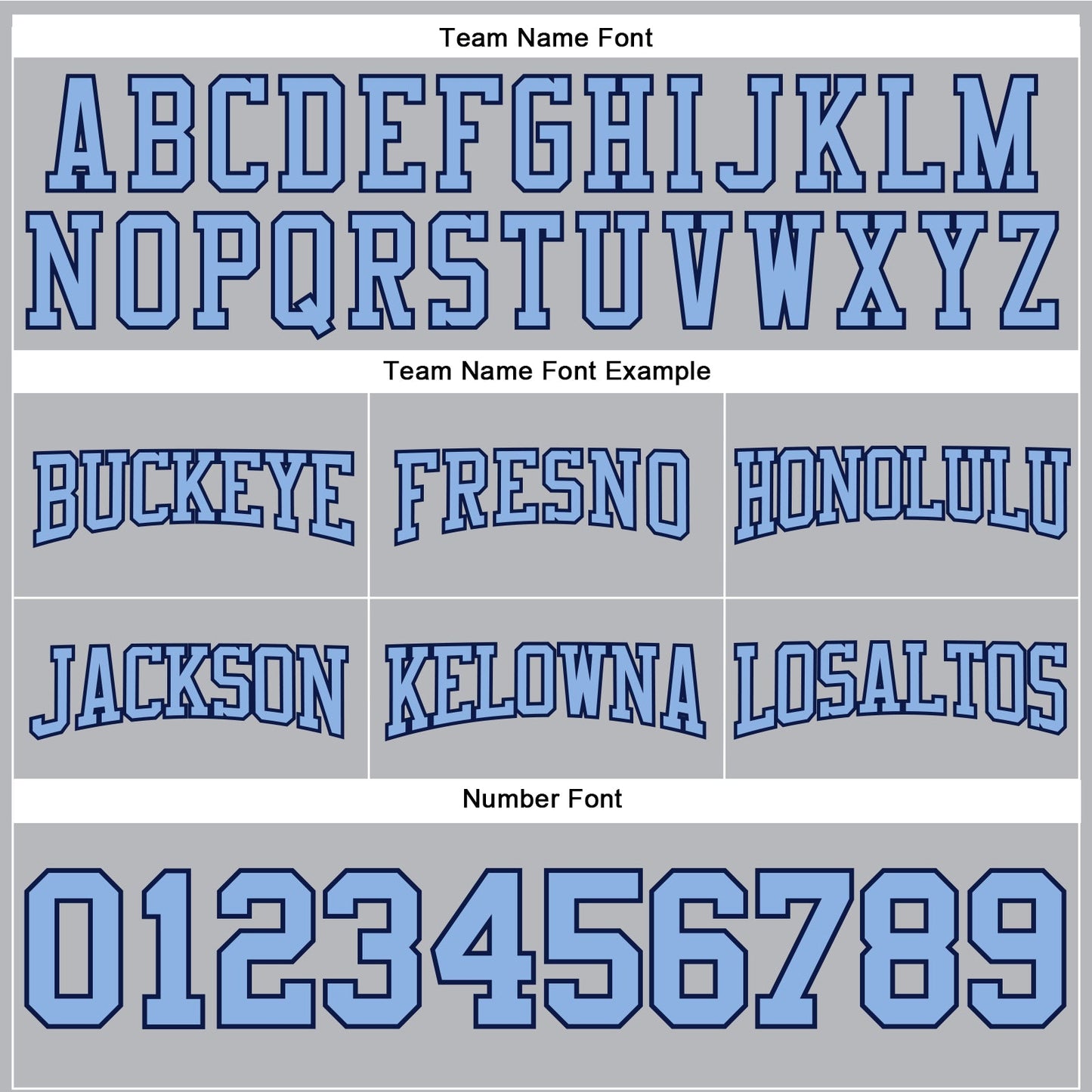 Custom Stitched Gray Light Blue-Navy Football Pullover Sweatshirt Hoodie view 3