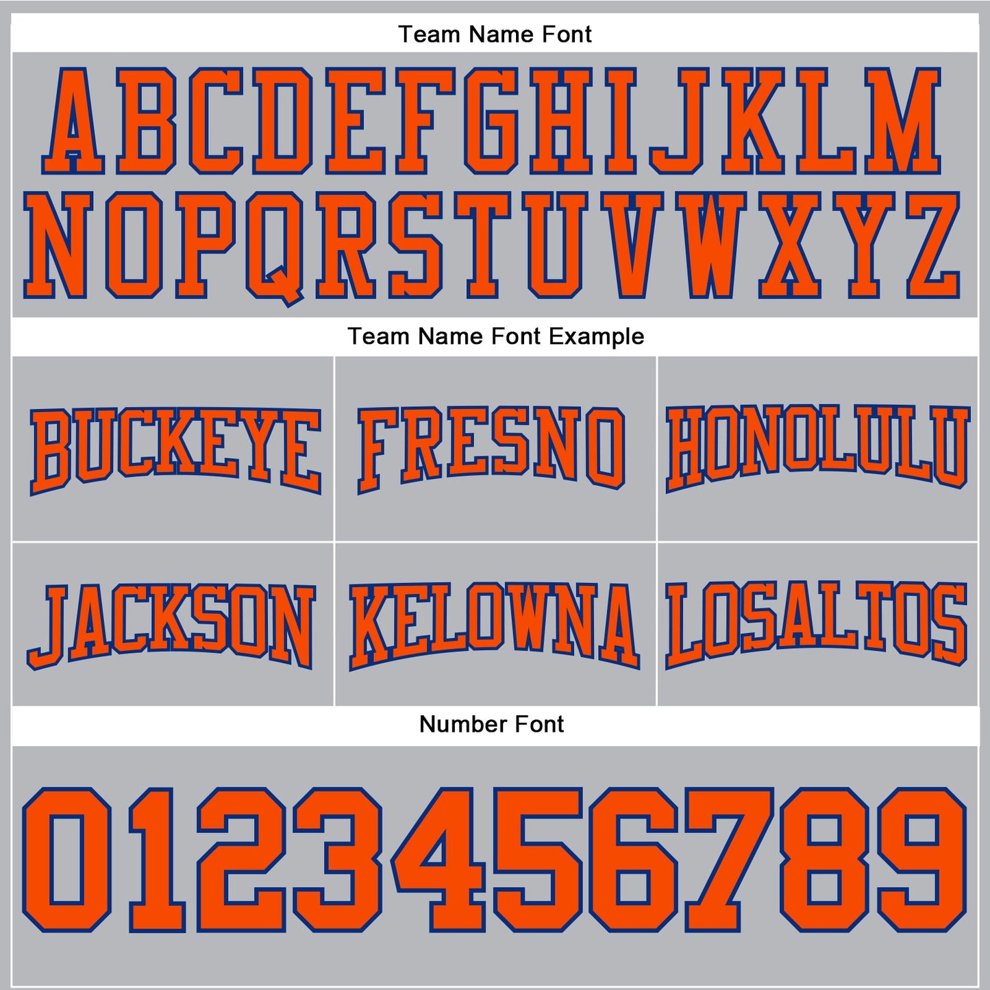 Custom Stitched Gray Orange-Royal Football Pullover Sweatshirt Hoodie view 3
