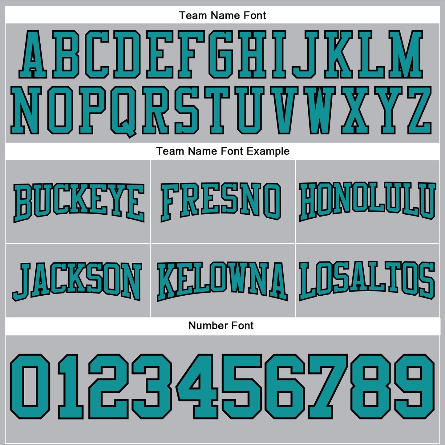 Custom Stitched Gray Teal-Black Football Pullover Sweatshirt Hoodie view 3