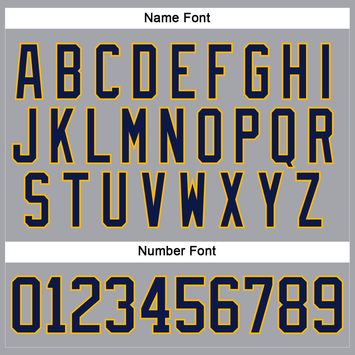 Custom Gray Navy-Gold Hockey Lace Neck Jersey view 5