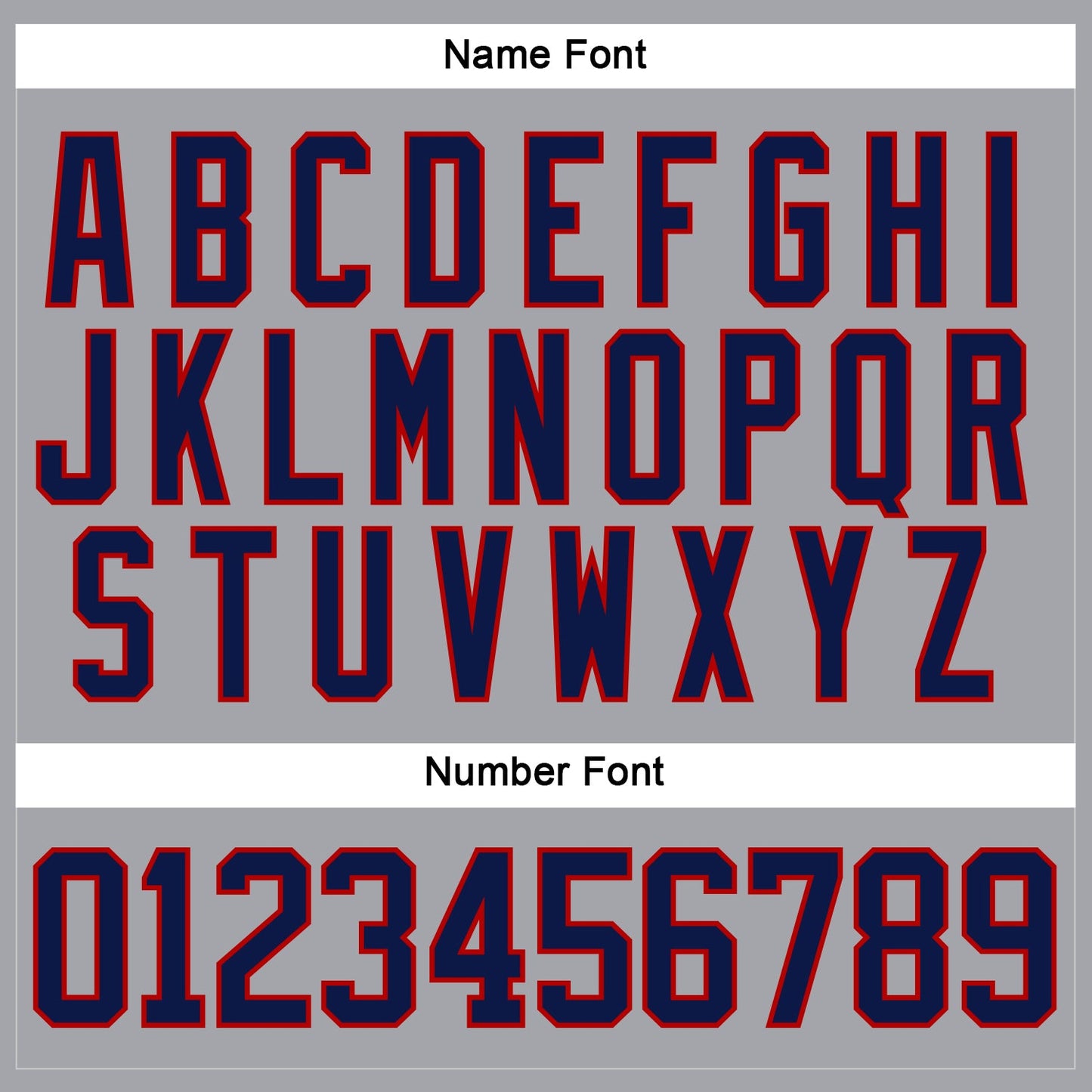 Custom Gray Navy-Red Hockey Lace Neck Jersey view 5