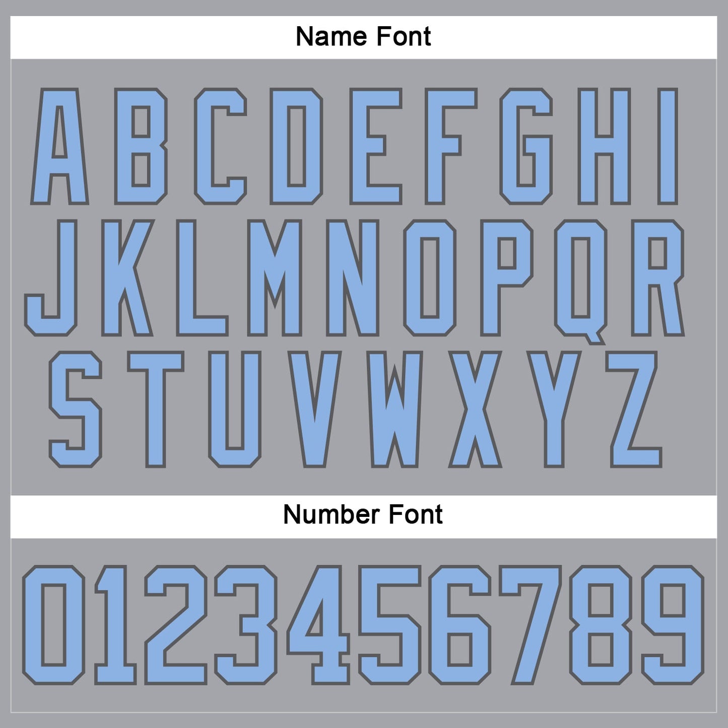 Custom Gray Light Blue-Steel Gray Hockey Lace Neck Jersey view 5