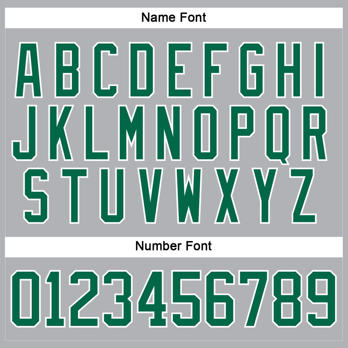 Custom Gray Kelly Green-White Hockey Jersey view 5