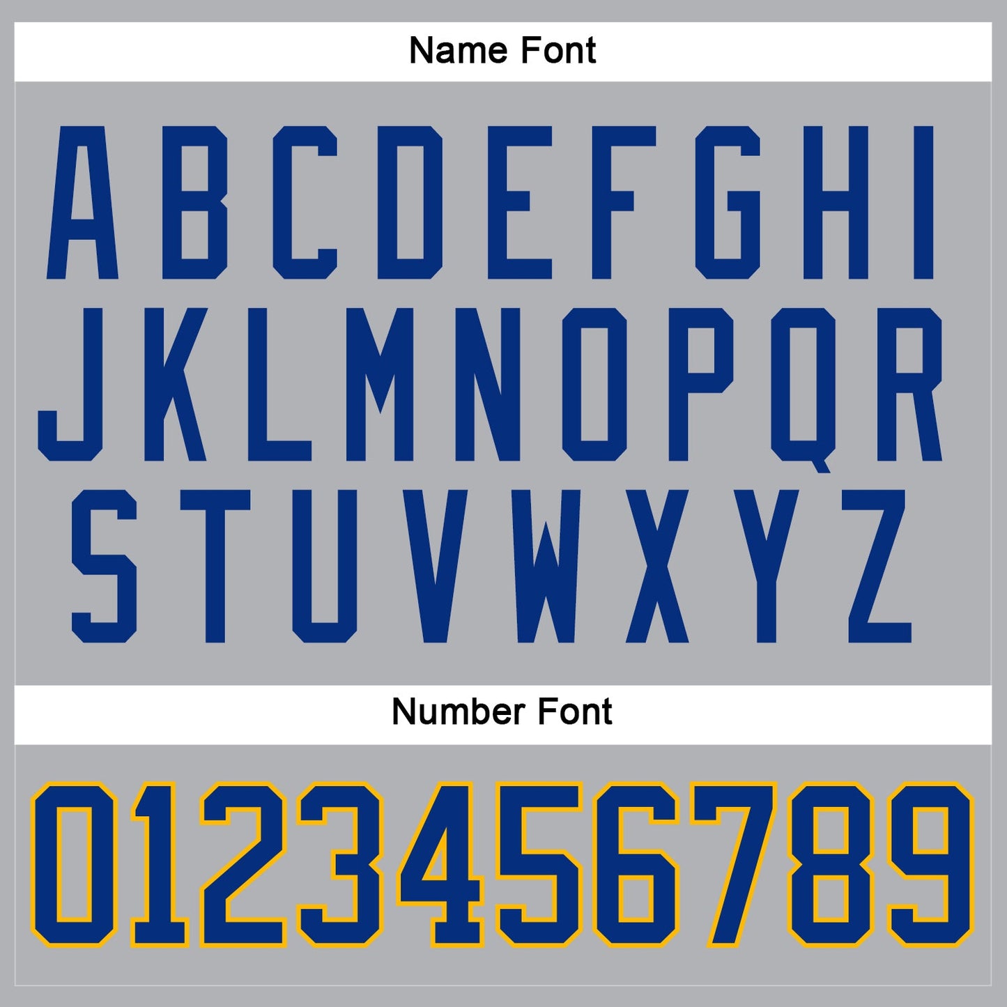 Custom Gray Royal-Gold Hockey Jersey view 5