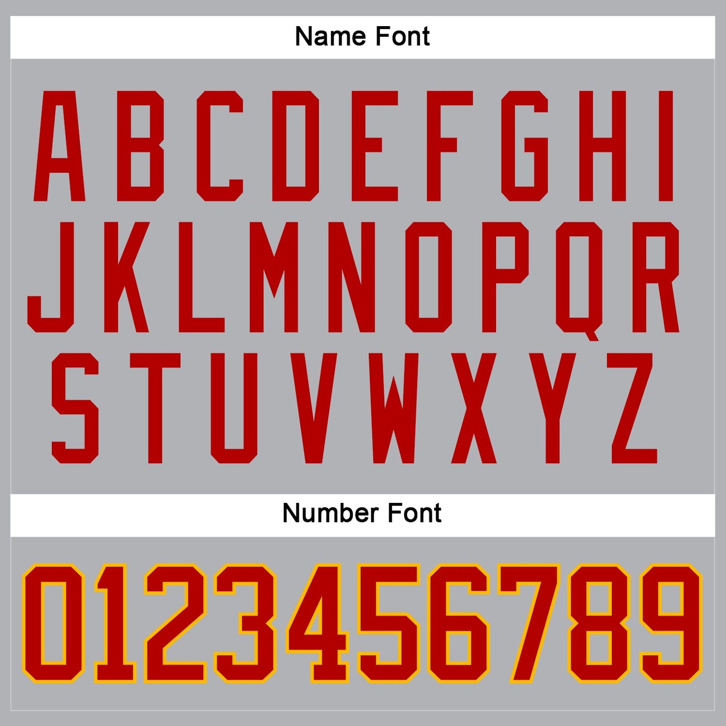 Custom Gray Red-Gold Hockey Jersey view 5
