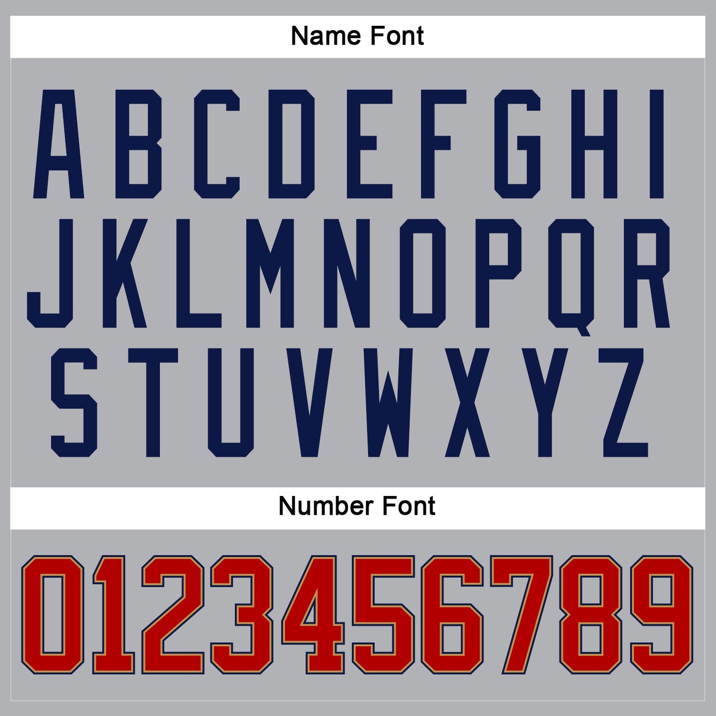 Custom Gray Red Old Gold-Navy Hockey Jersey view 5
