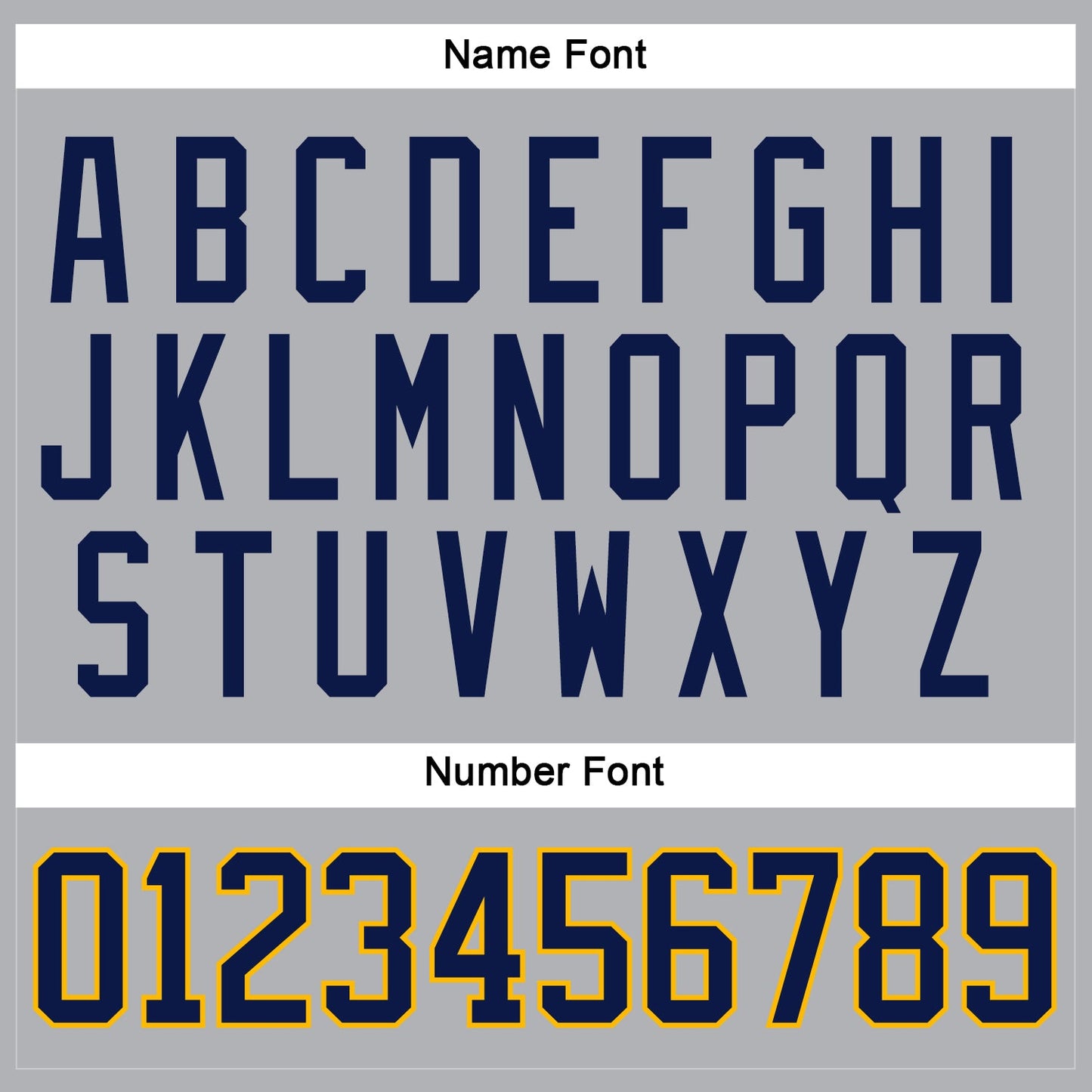 Custom Gray Navy-Gold Hockey Jersey view 5