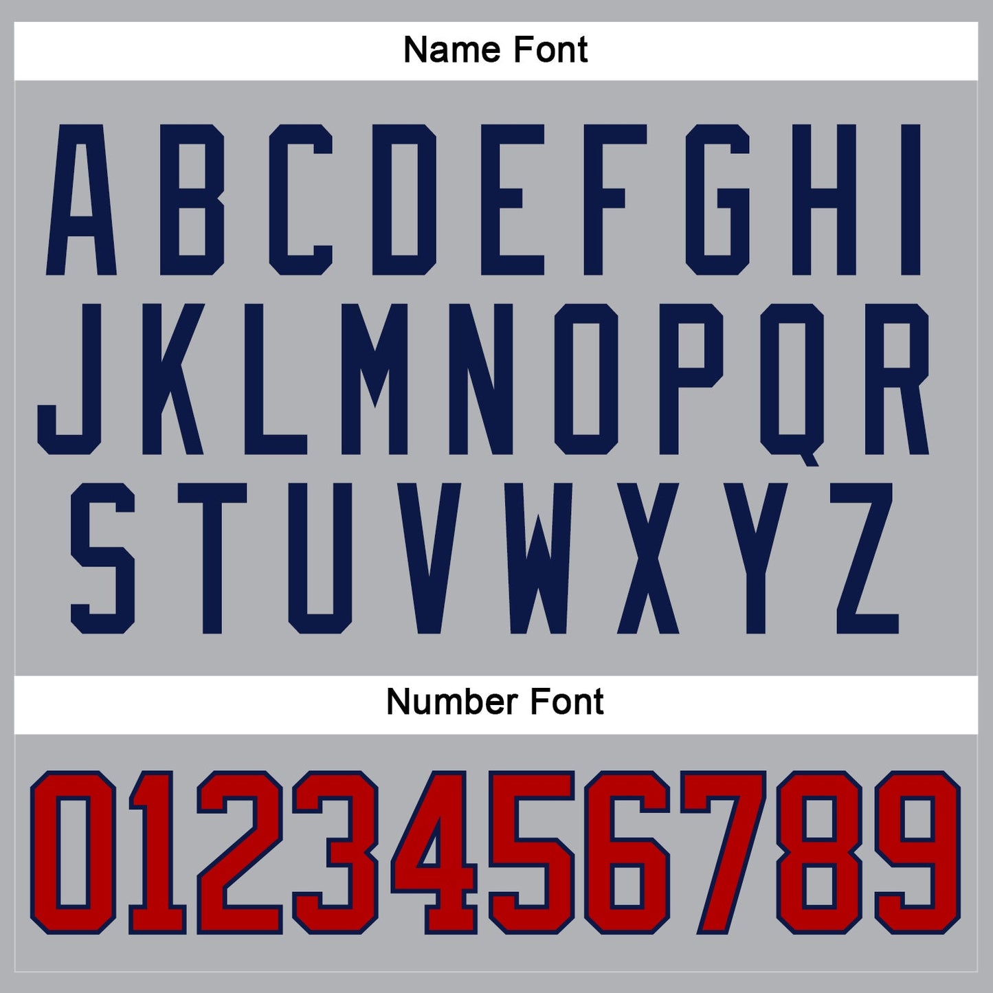 Custom Gray Red-Navy Hockey Jersey view 5