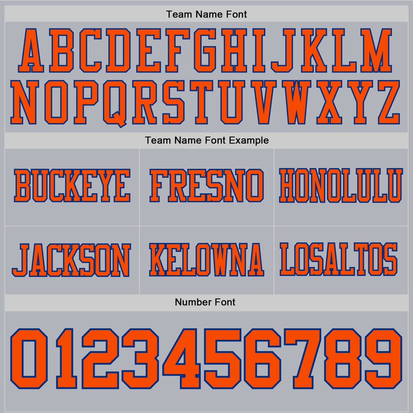 Custom Gray Orange-Royal Authentic Football Jersey view 4