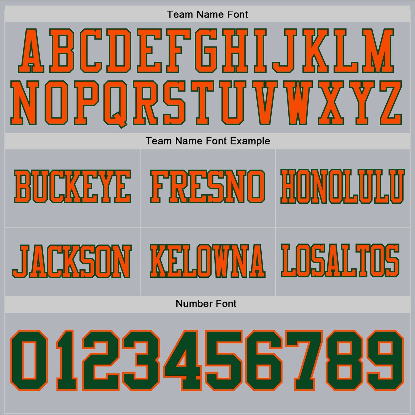Custom Gray Green-Orange Authentic Football Jersey view 4
