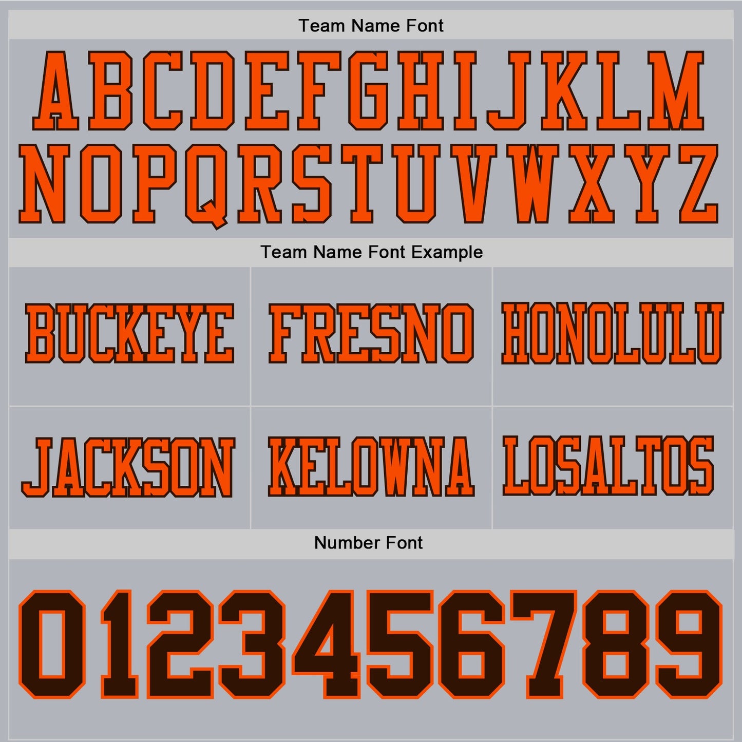 Custom Gray Brown-Orange Authentic Football Jersey view 4