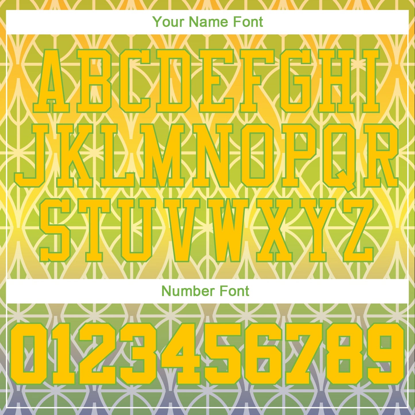 Custom Green Gold-Neon Green 3D Pattern Design Authentic Baseball Jersey view 5