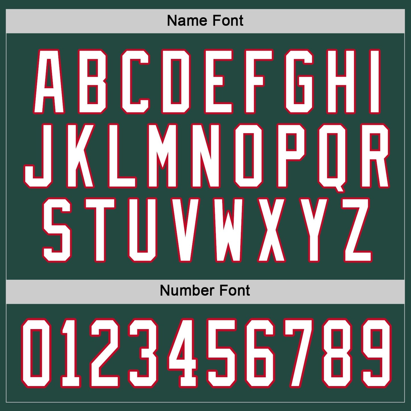 Custom Green White-Red Hockey Jersey view 4