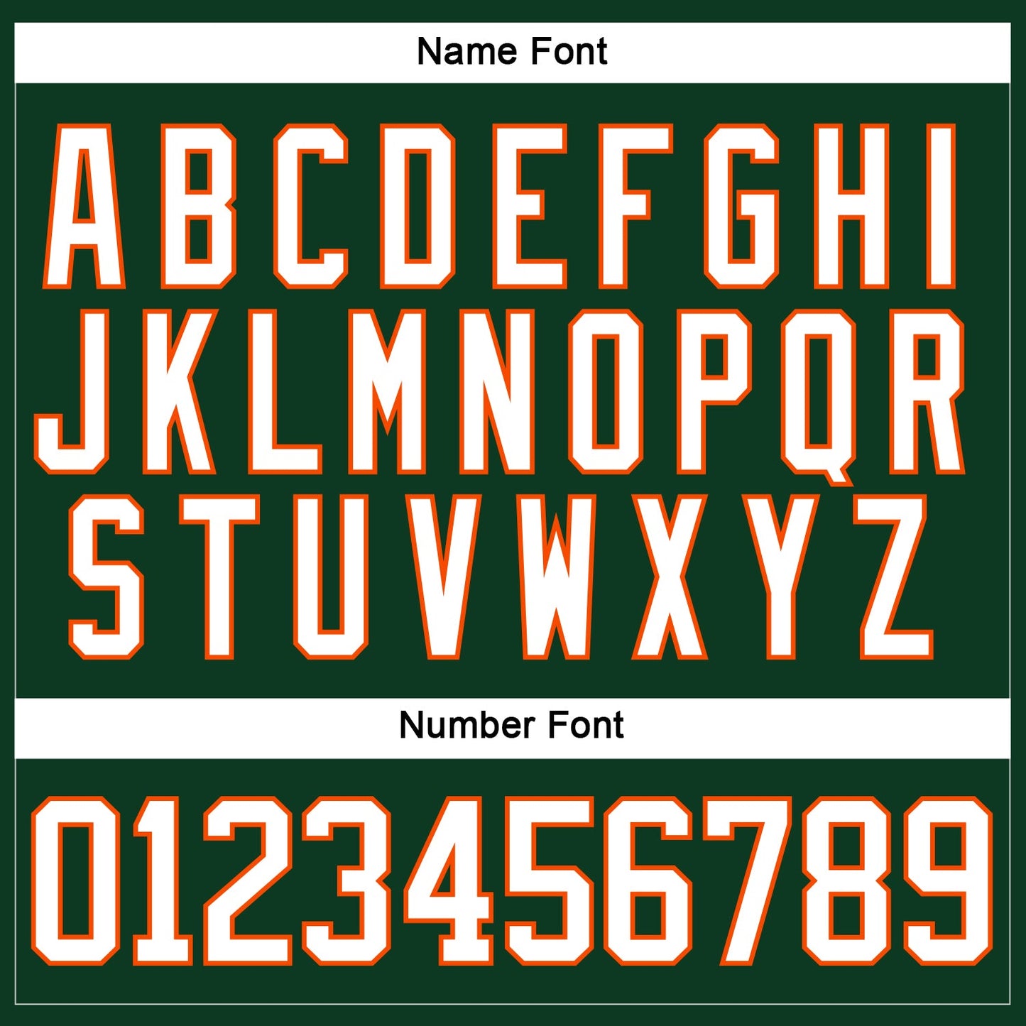 Custom Green White-Orange Hockey Lace Neck Jersey view 5
