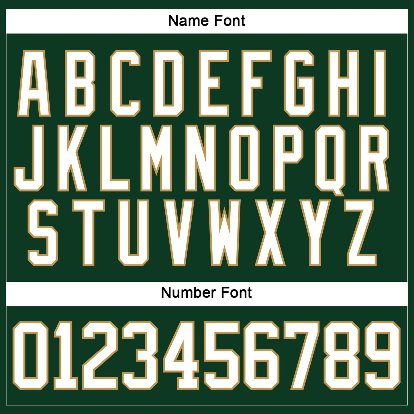 Custom Green White-Old Gold Hockey Lace Neck Jersey view 5