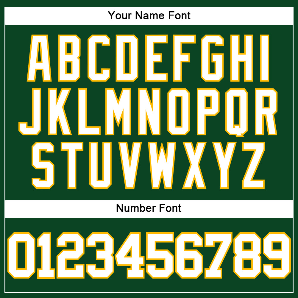 Custom Green White-Gold Mesh Authentic Throwback Baseball Jersey view 5