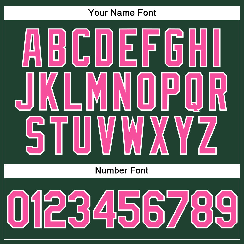 Custom Stitched Green Pink-White Sports Pullover Sweatshirt Hoodie view 5