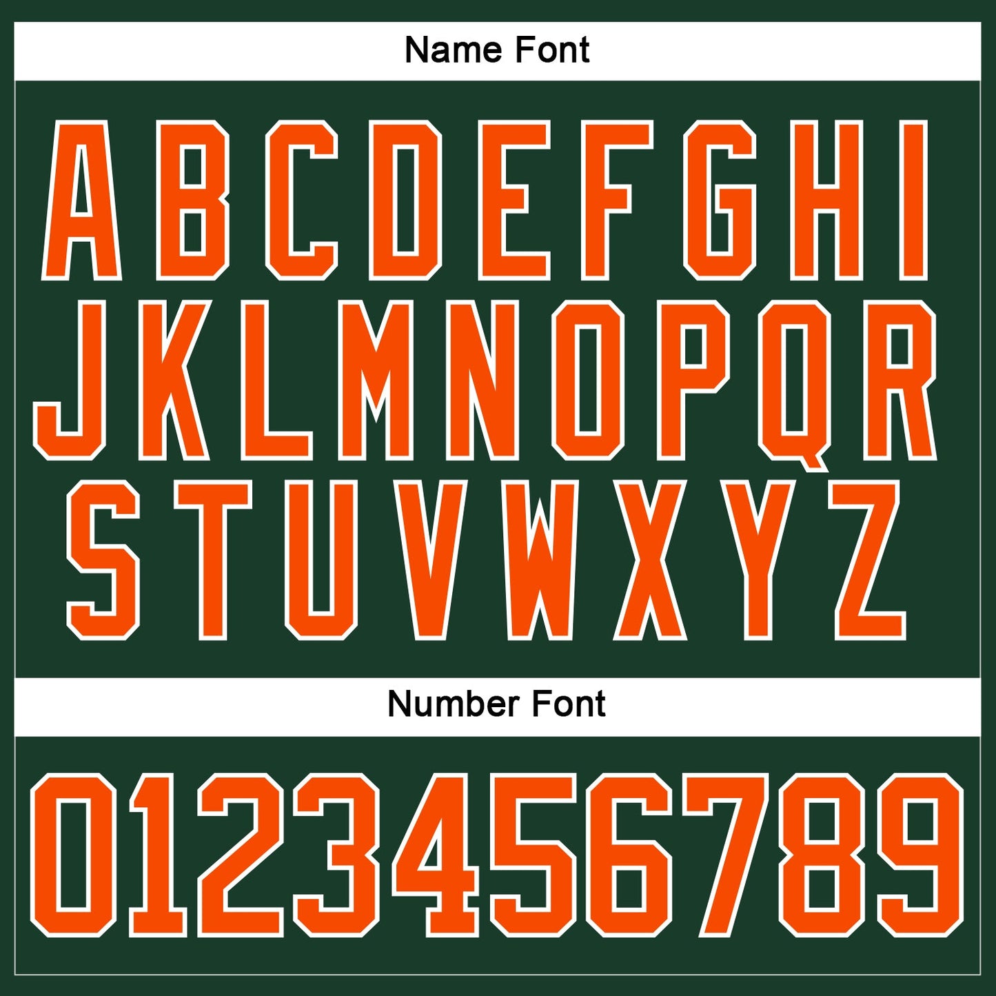 Custom Green Orange-White Hockey Lace Neck Jersey view 5