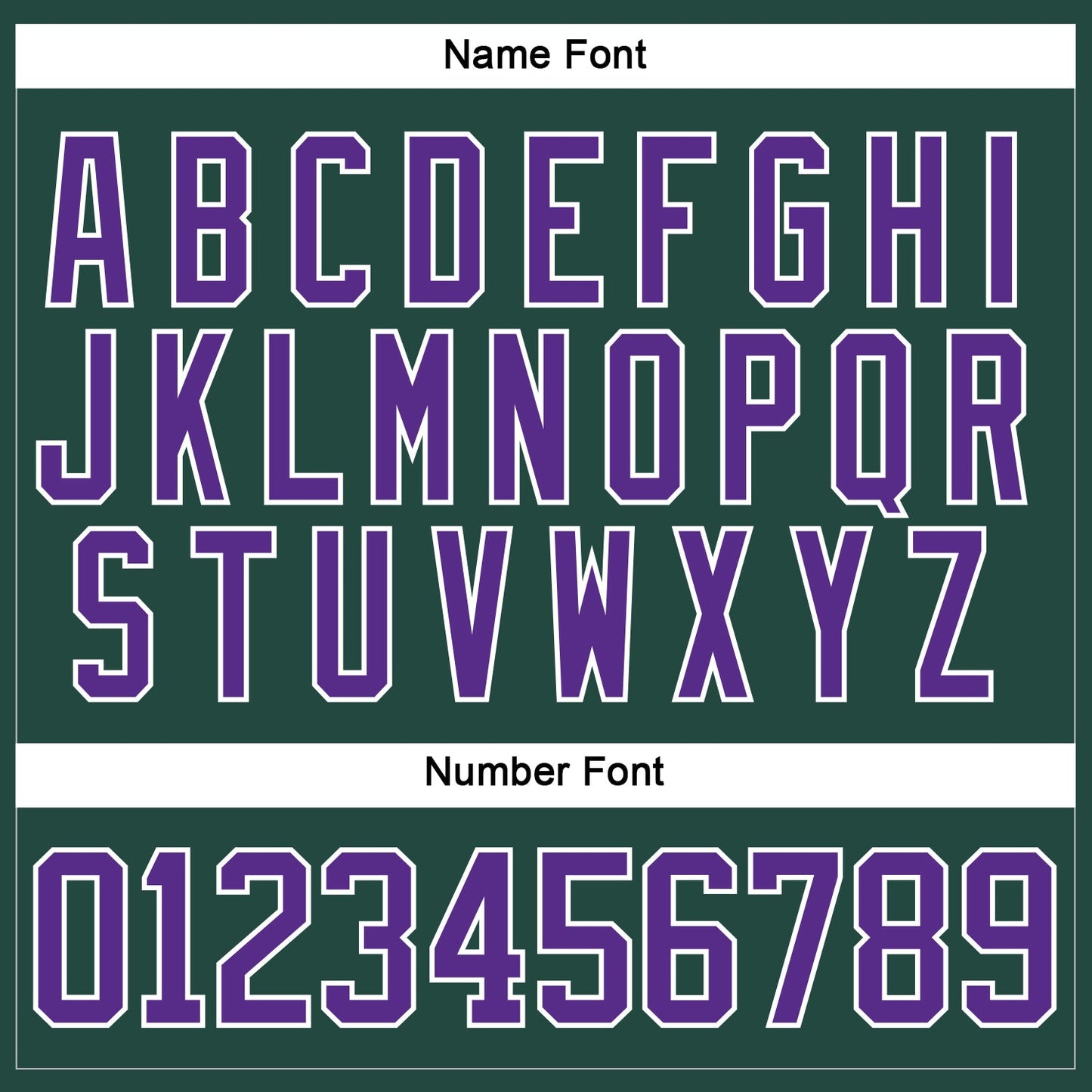 Custom Green Purple-White Hockey Jersey view 5