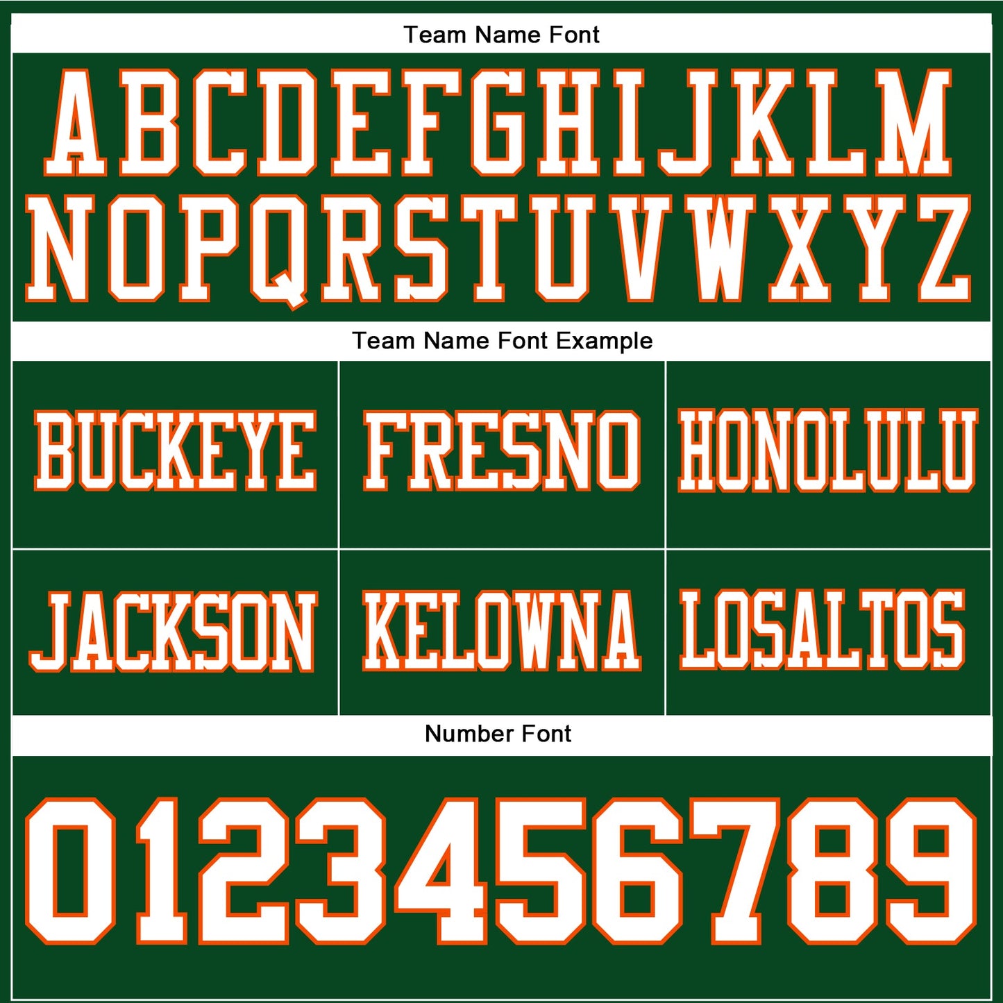 Custom Green White-Orange Authentic Football Jersey view 4