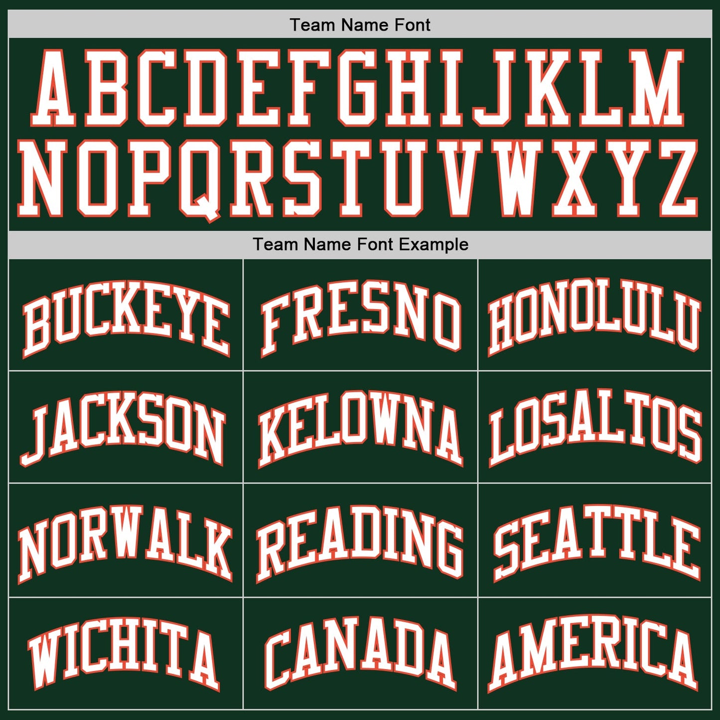 Custom Hunter Green White-Orange Authentic Throwback Basketball Jersey view 4