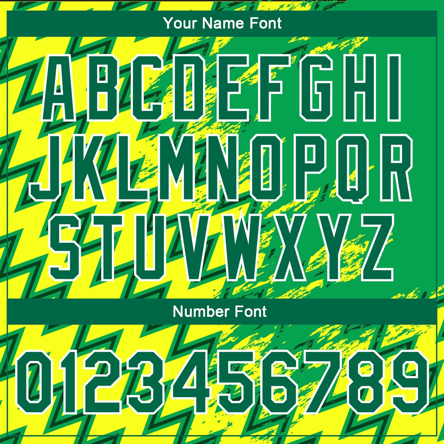 Custom Gold Kelly Green-White 3D Pattern Design Bomber Full-Snap Varsity Letterman Jacket view 7