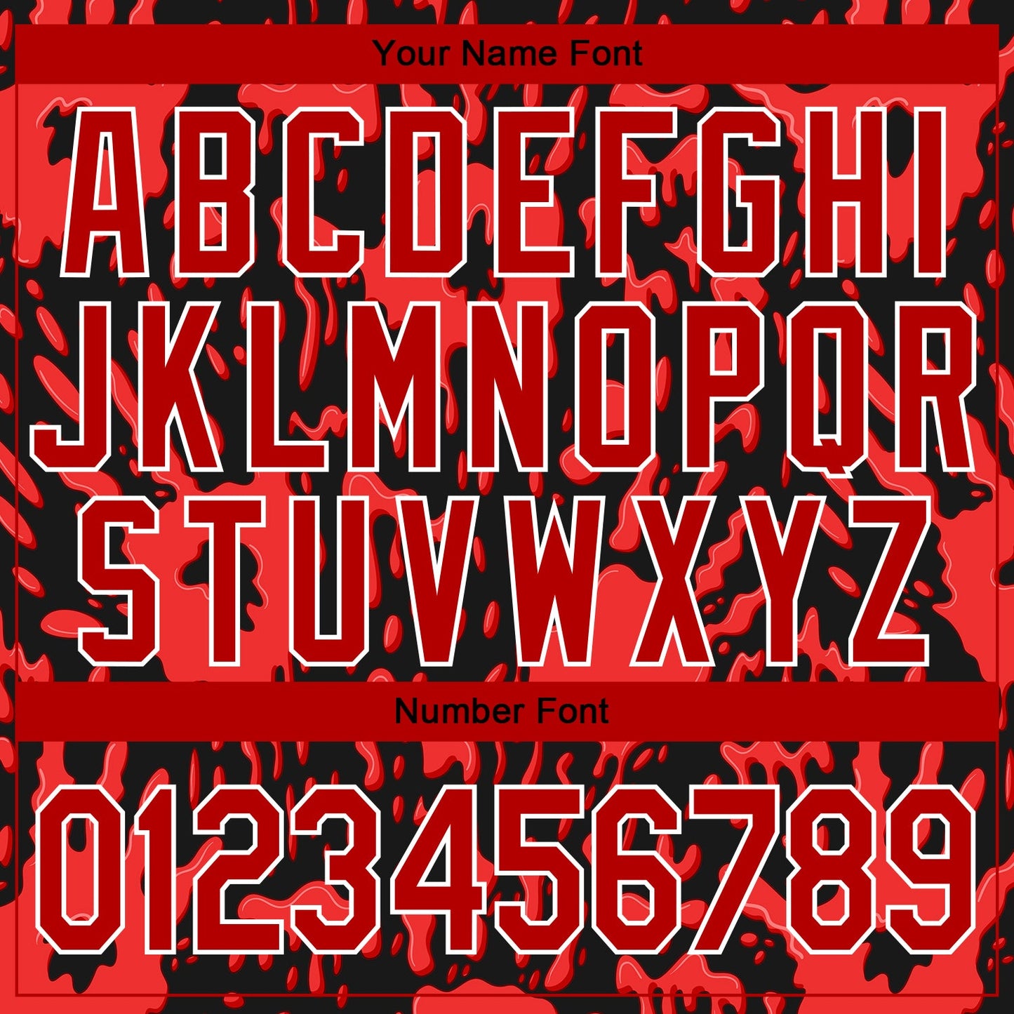 Custom Graffiti Pattern Red-White Hand Painted Blood Handprint 3D Bomber Full-Snap Varsity Letterman Jacket view 7