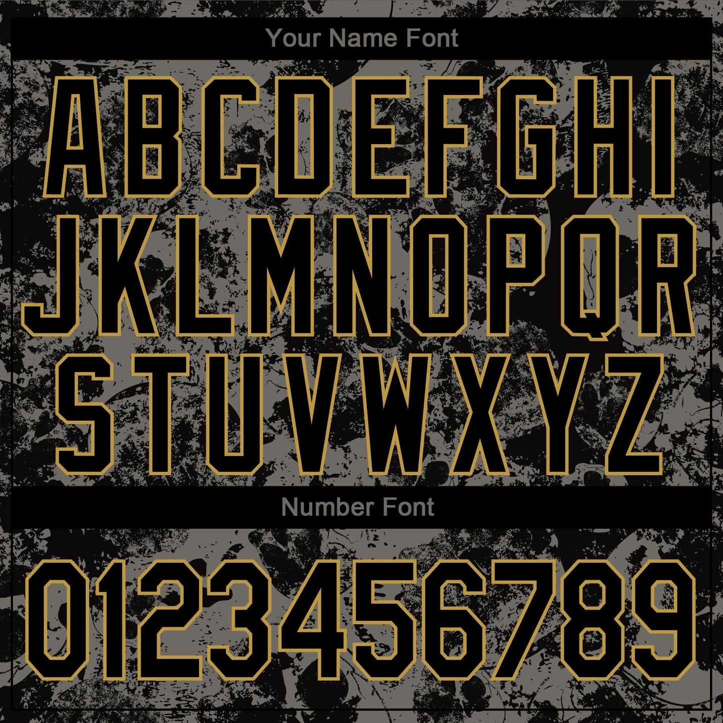 Custom Black Old Gold Skull Fashion 3D Bomber Full-Snap Varsity Letterman Jacket view 7