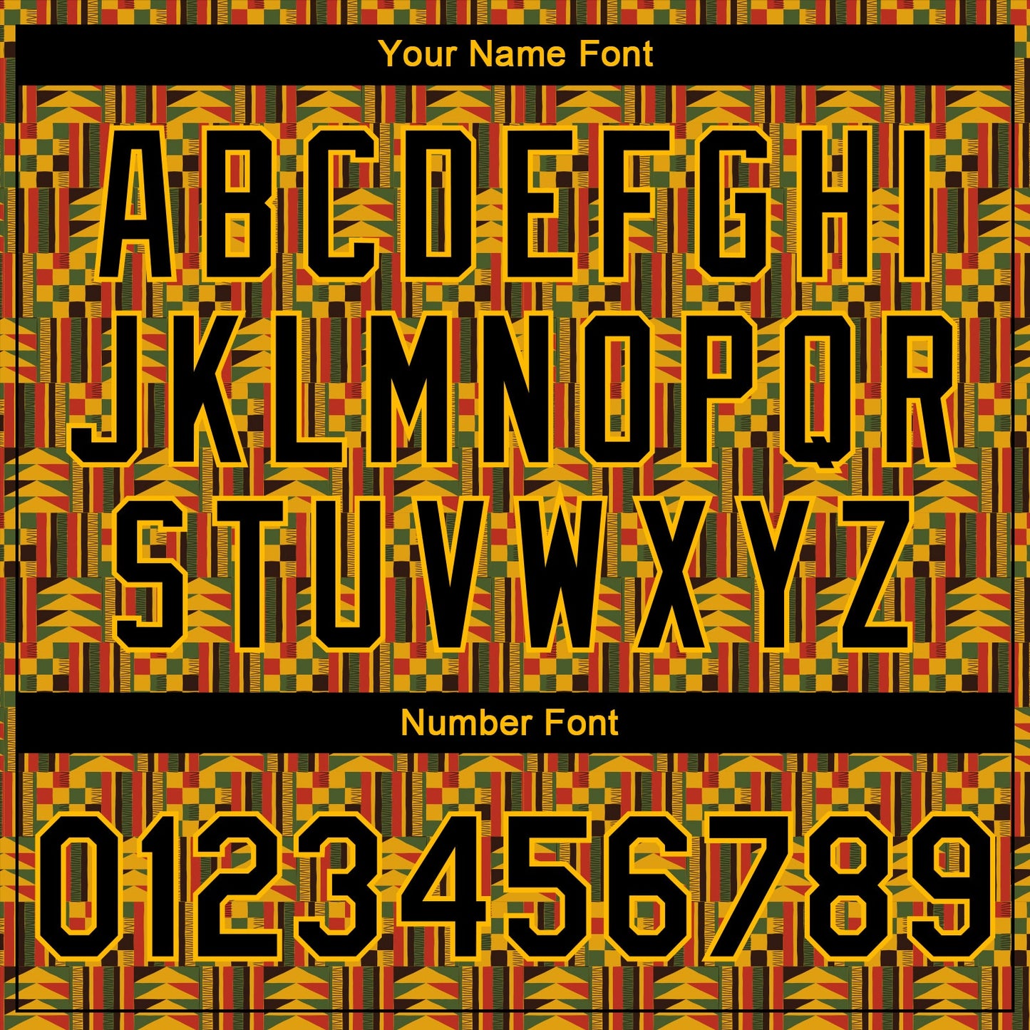 Custom Black Gold Red-Kelly Green Black History Month 3D Pattern Design Bomber Full-Snap Varsity Letterman Jacket view 7