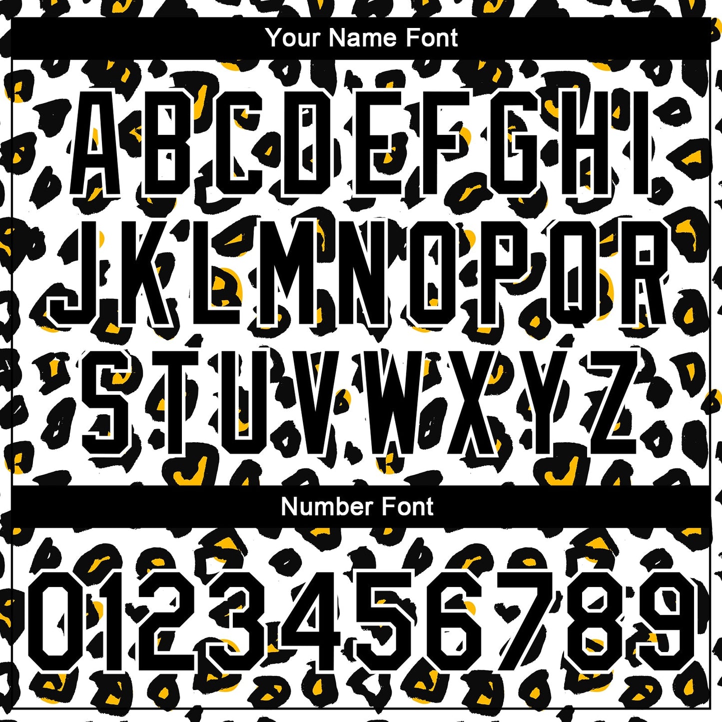 Custom White Black Leopard Print 3D Pattern Design Bomber Full-Snap Varsity Letterman Jacket view 7