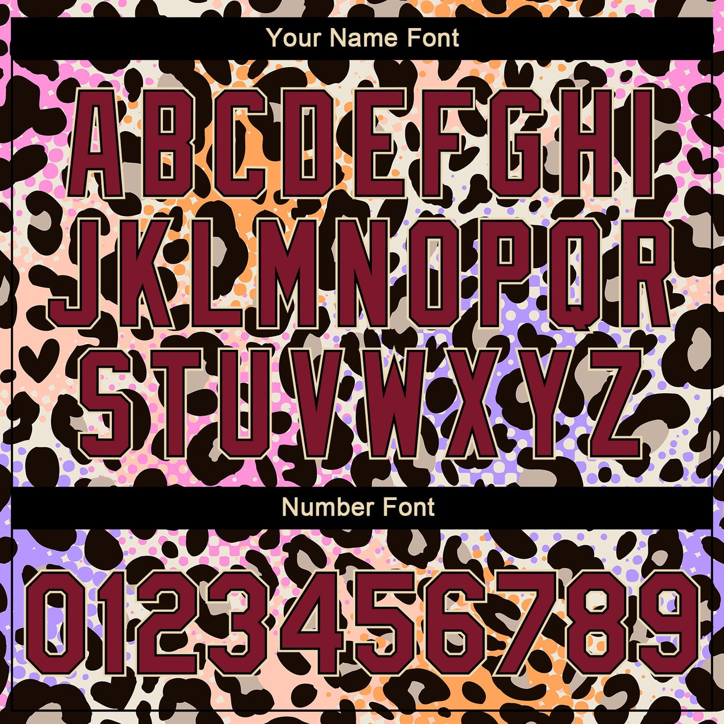 Custom City Cream Crimson-Black Leopard Print 3D Pattern Design Bomber Full-Snap Varsity Letterman Jacket view 7