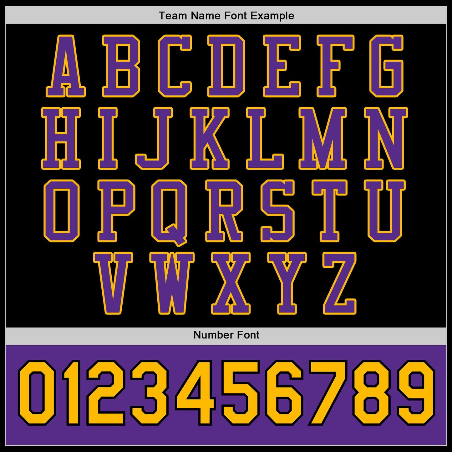 Custom Black Purple-Gold Bomber Full-Snap Varsity Letterman Two Tone Jacket view 6
