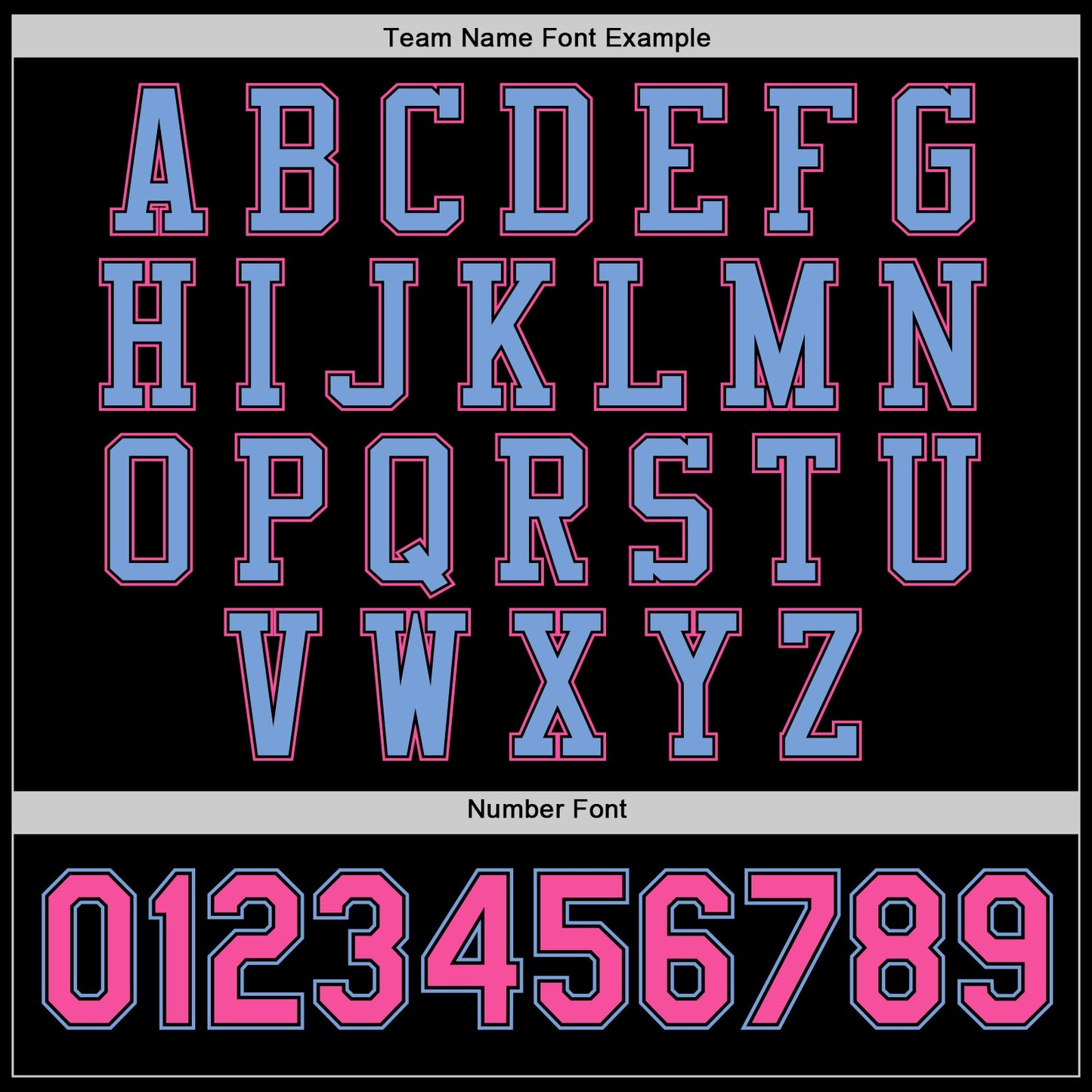 Custom Black Light Blue-Pink Bomber Full-Snap Varsity Letterman Jacket view 6