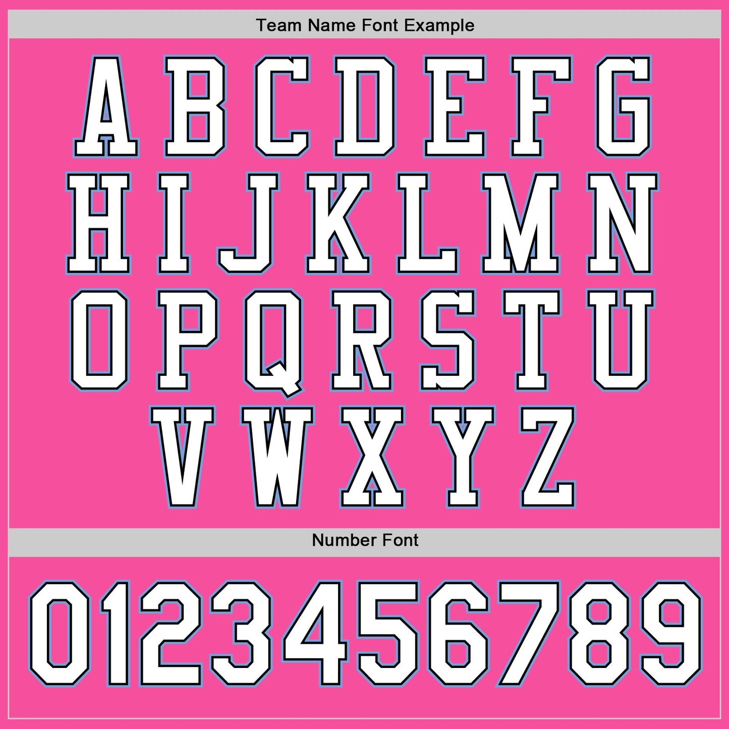 Custom Pink White Light Blue-Black Bomber Full-Snap Varsity Letterman Jacket view 6