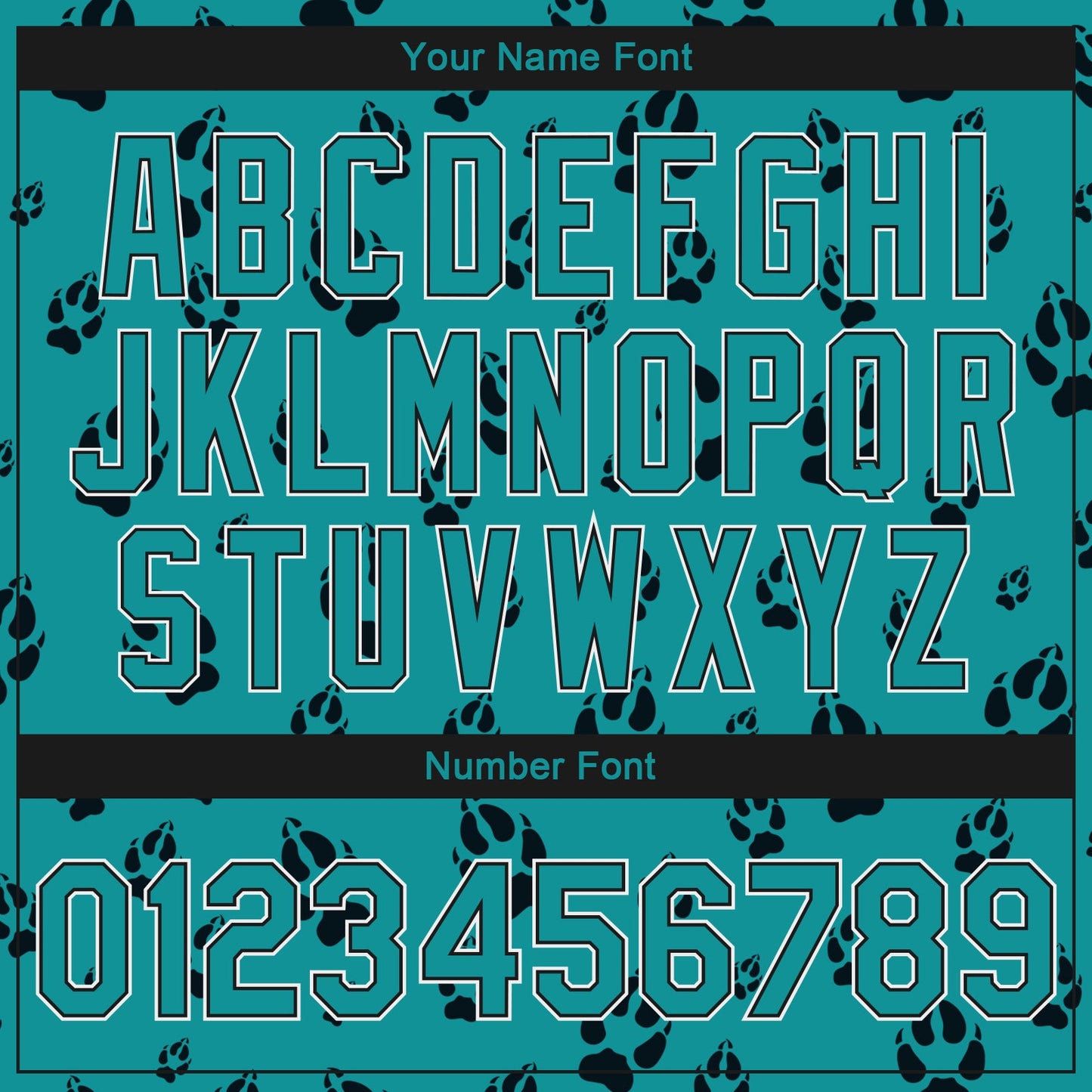 Custom Teal Black-White Wolf 3D Pattern Design Bomber Full-Snap Varsity Letterman Jacket view 7